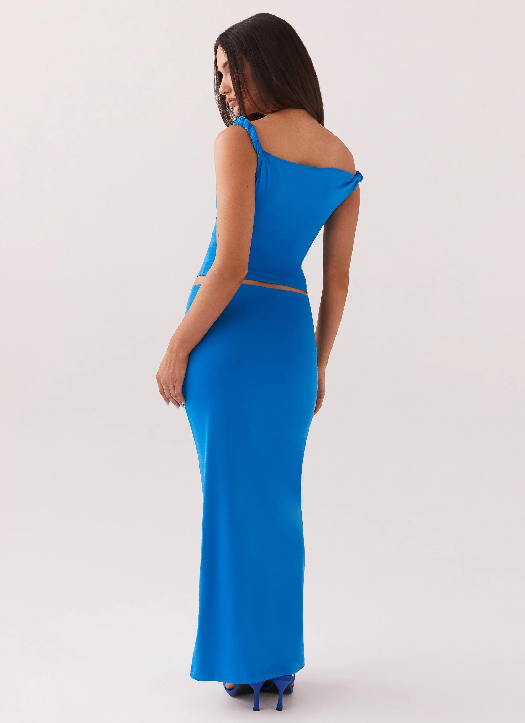 Solace Soul Maxi Skirt - Cobalt - Image 3