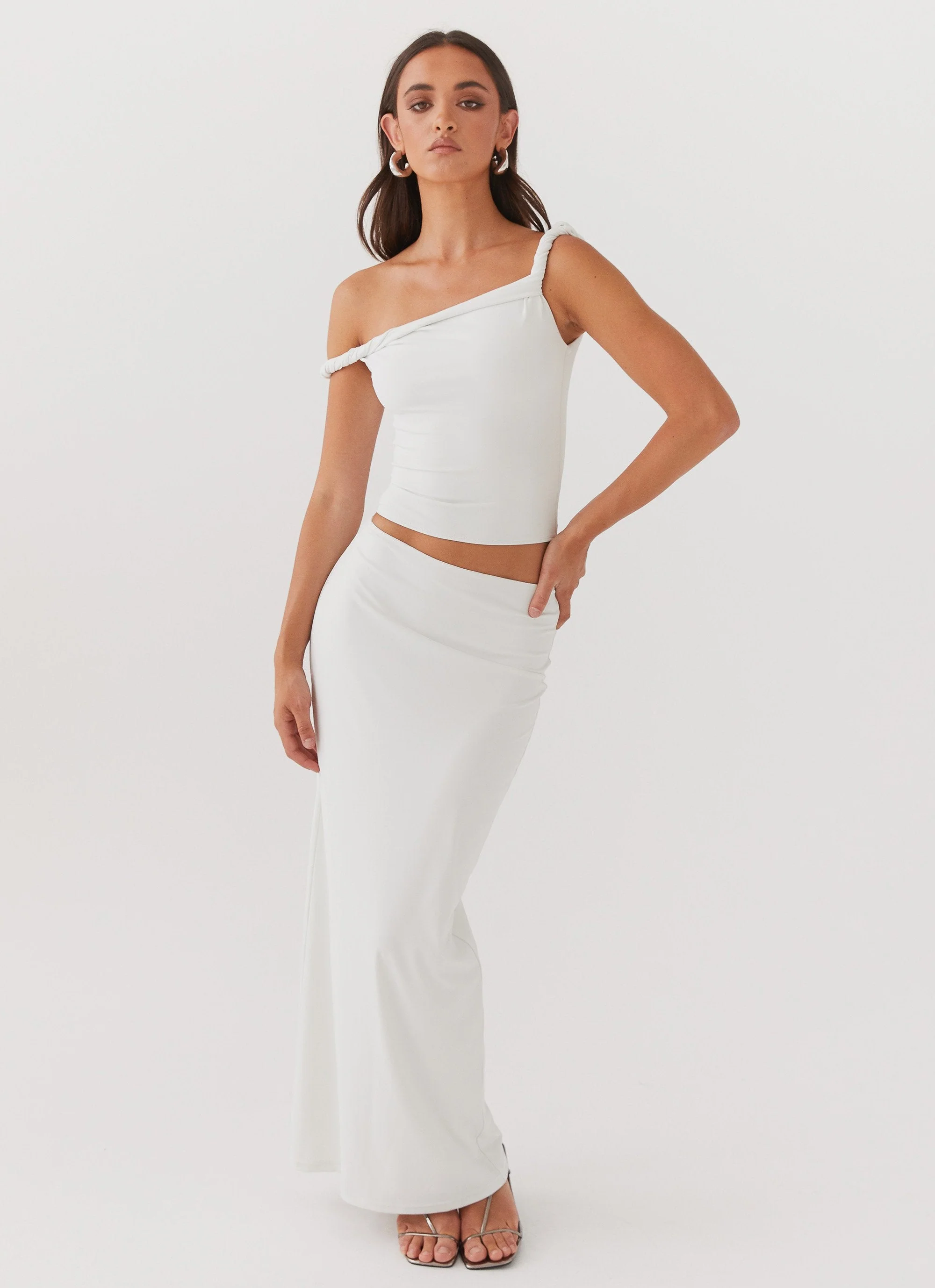 Solace Soul Maxi Skirt - Ivory - Image 3