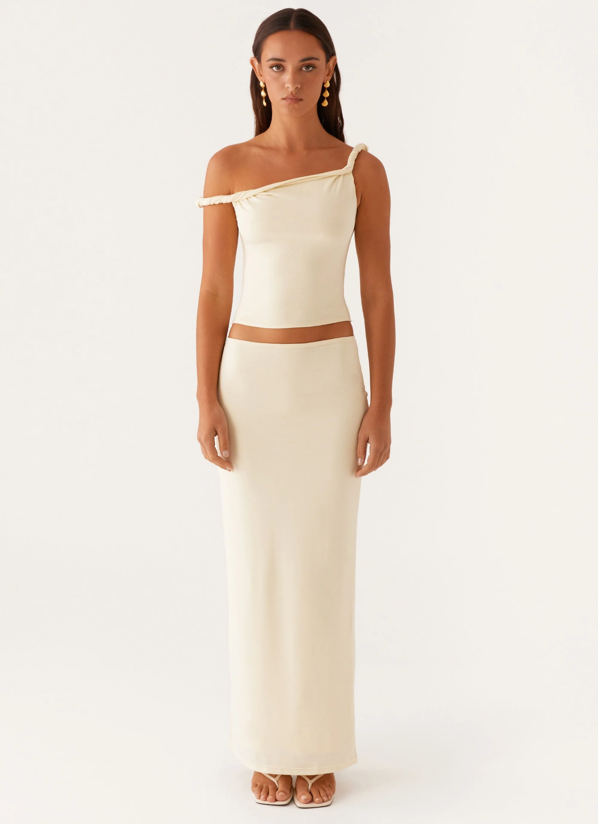 Solace Soul Maxi Skirt - Yellow - Image 3