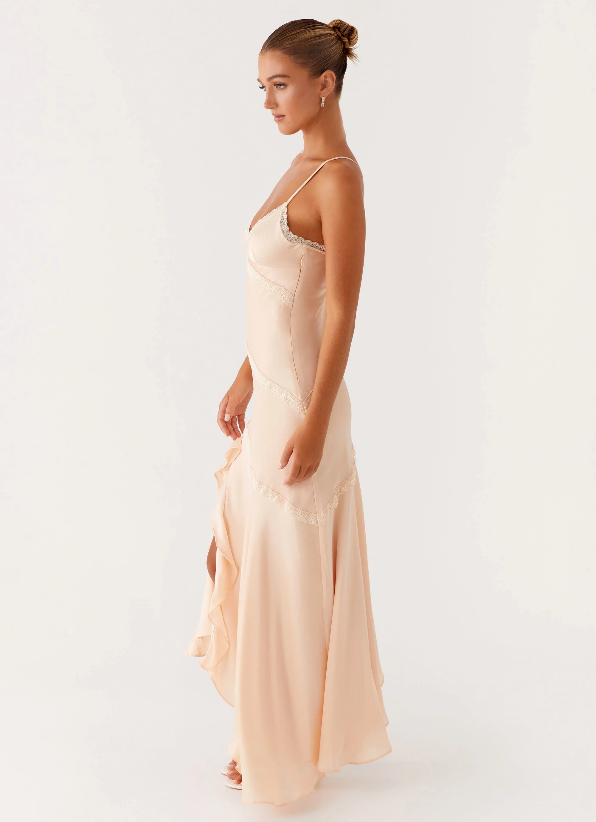 Solana Maxi Dress - Peach - Image 4