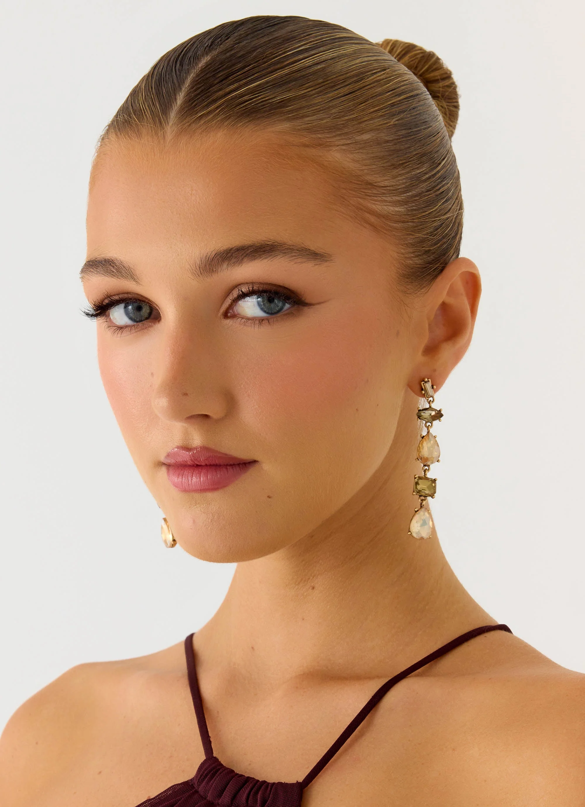 Soleil Shade Earrings - Taupe - Image 4