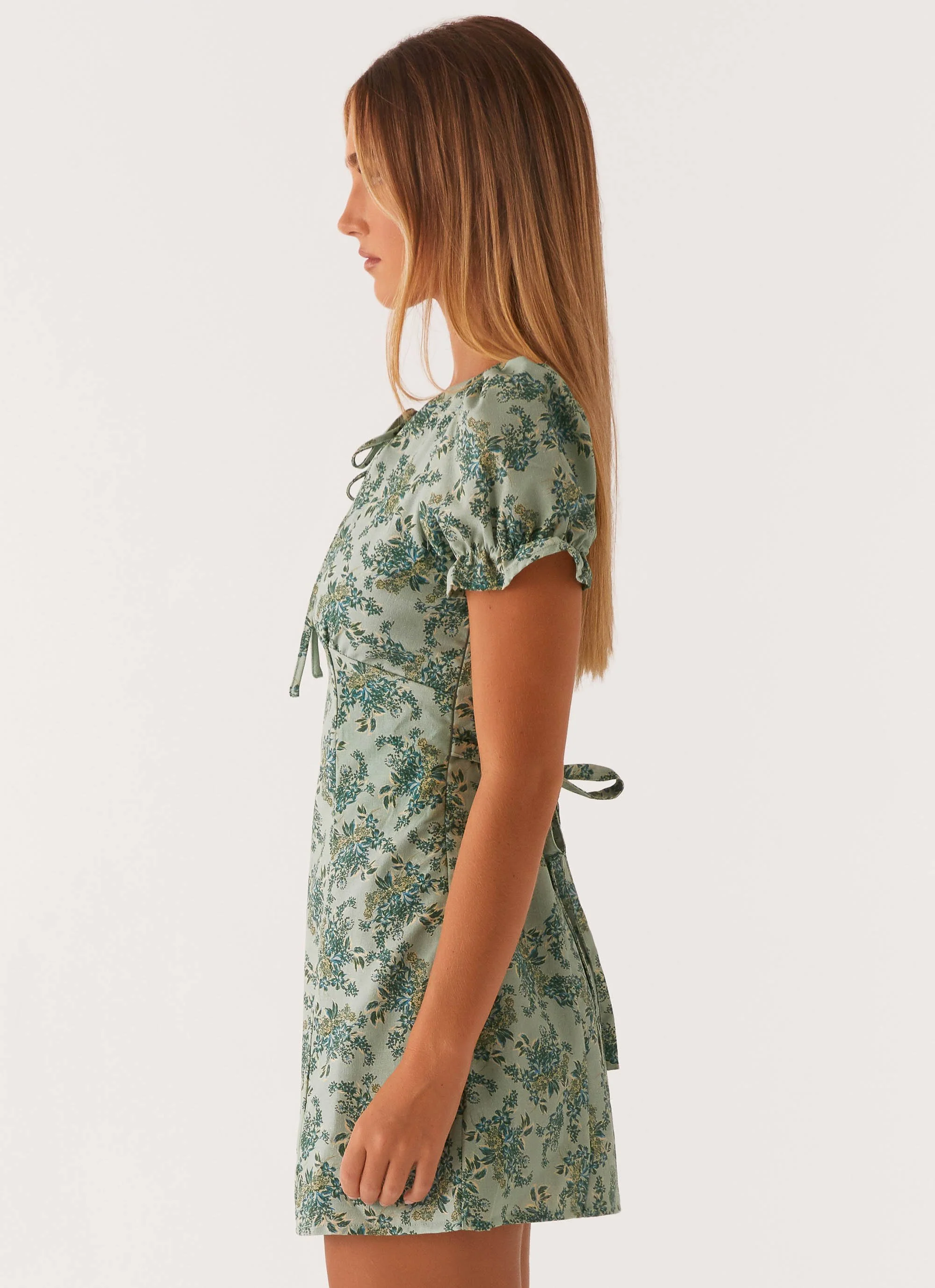 Someday Mini Dress - Cloud Nine Floral - Image 3