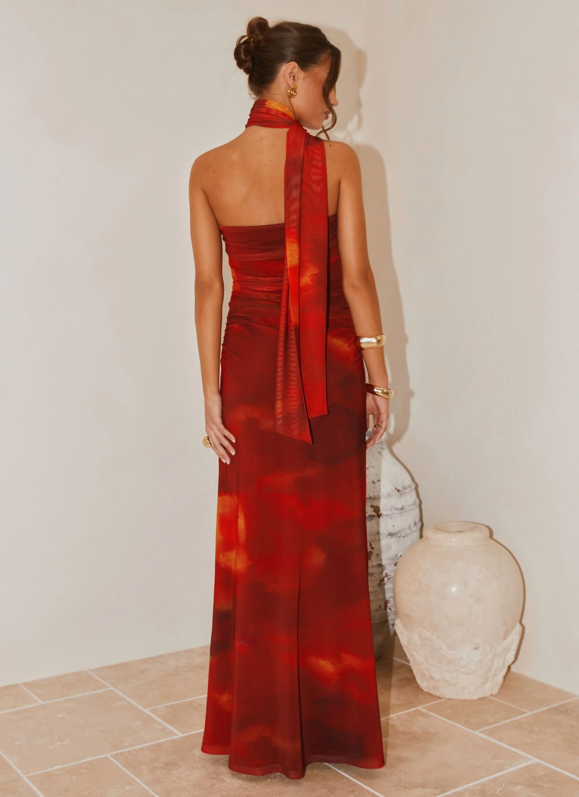 Songbird Maxi Dress - Scarlet Blur - Image 3