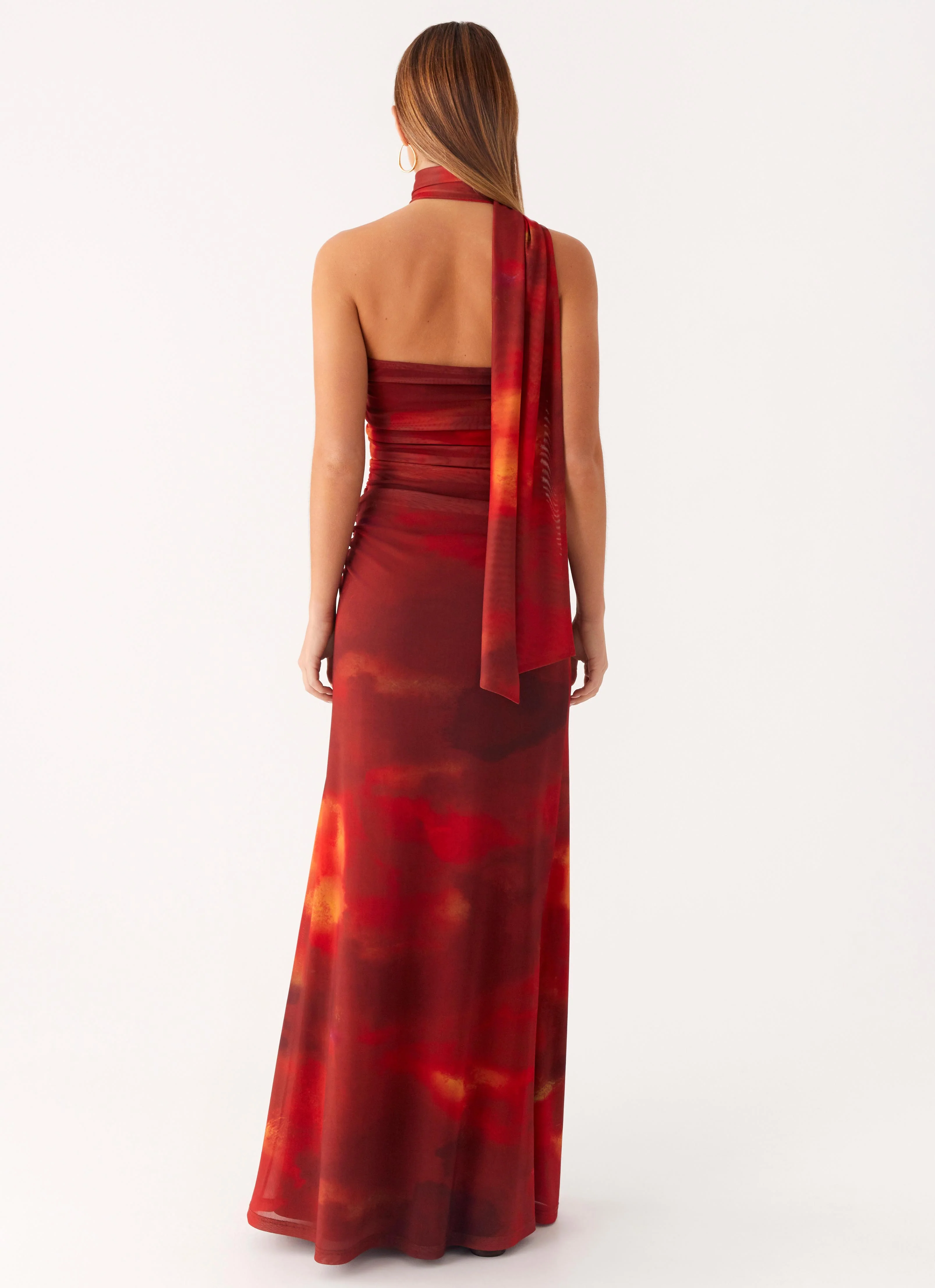 Songbird Maxi Dress - Scarlet Blur - Image 7