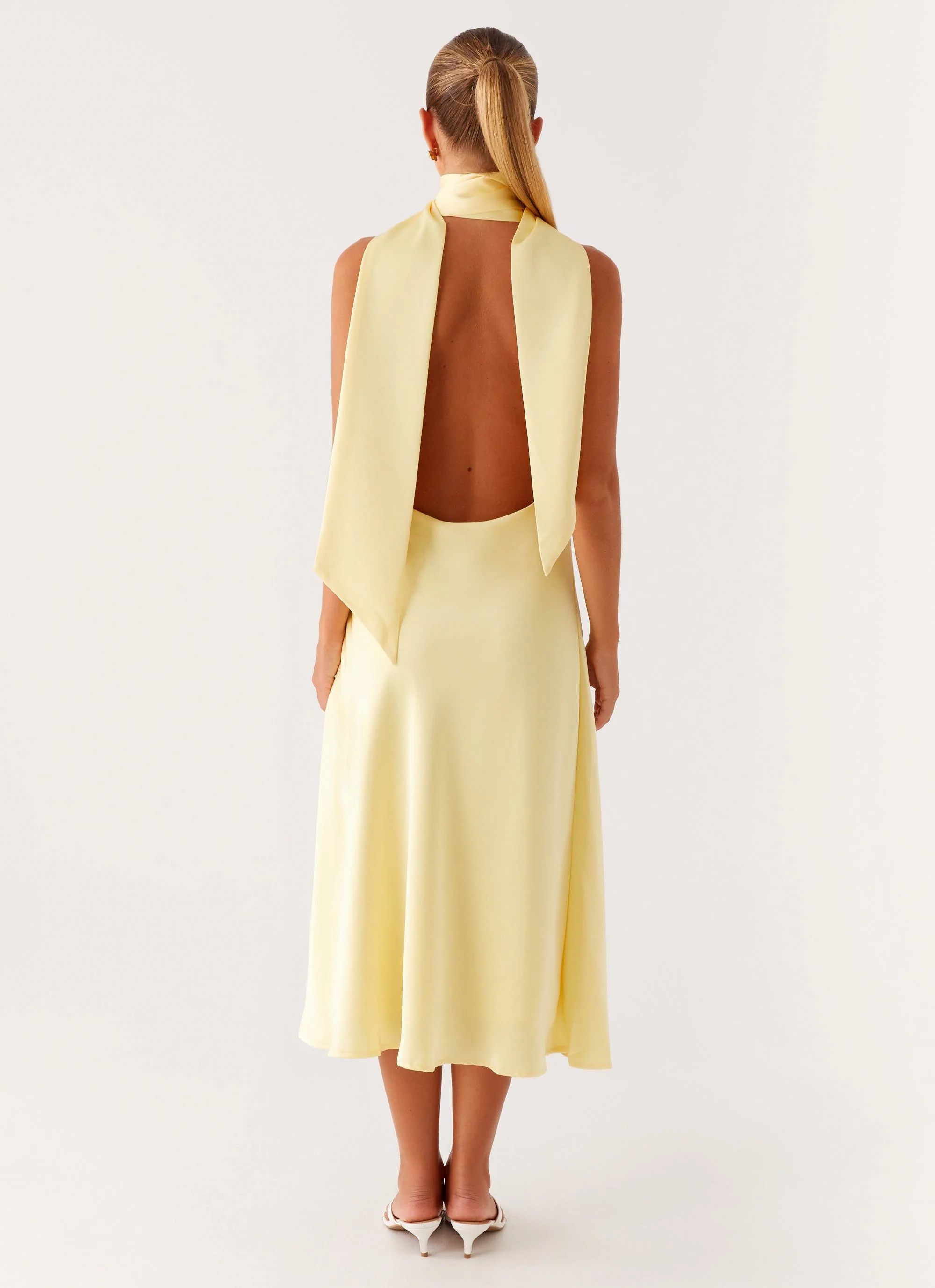 Sonny Midi Dress - Yellow - Image 4