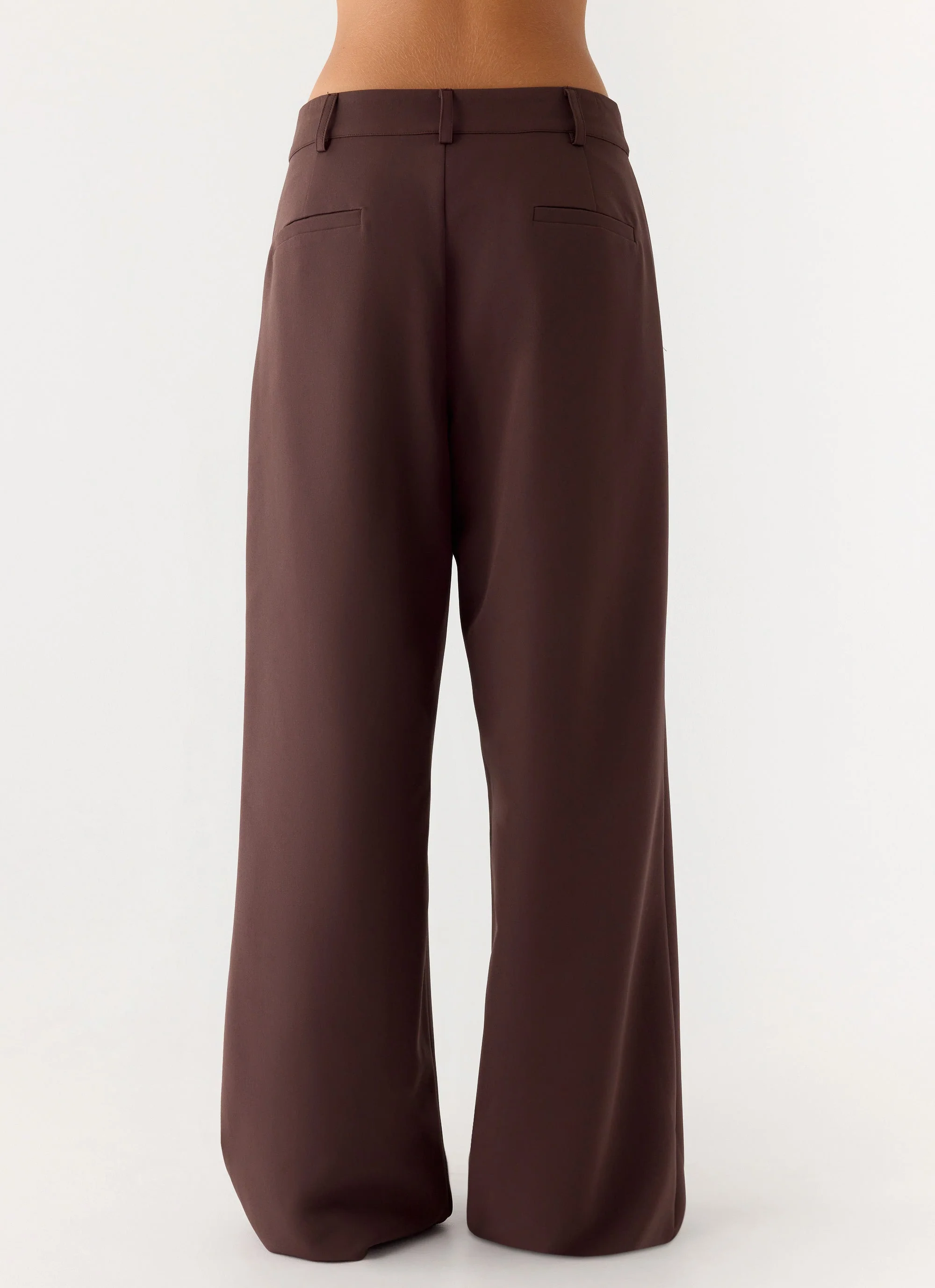 Sora Low Rise Pant - Dark Chocolate - Image 4