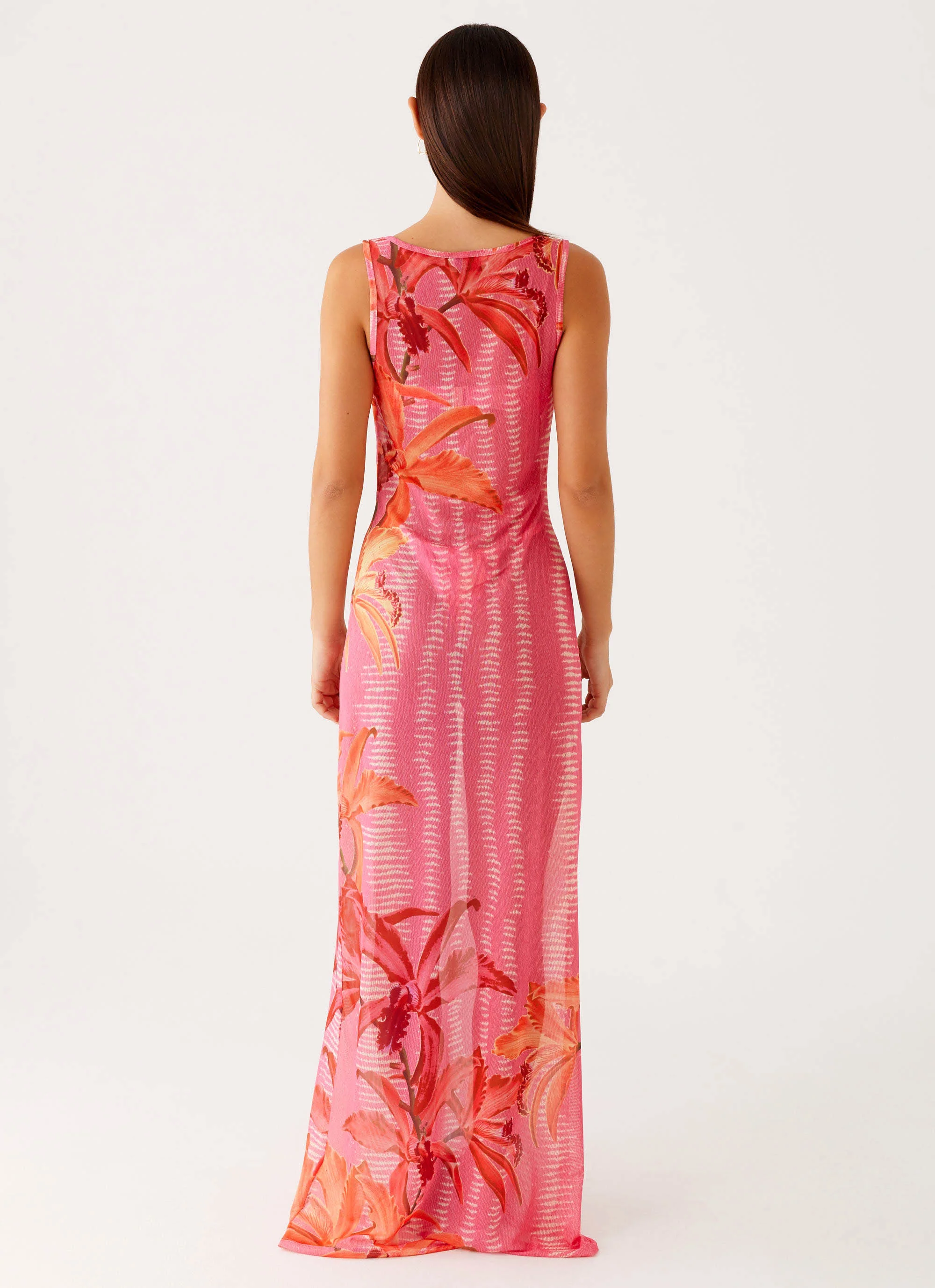 Sorella Maxi Dress - Tropical Pink Print - Image 7