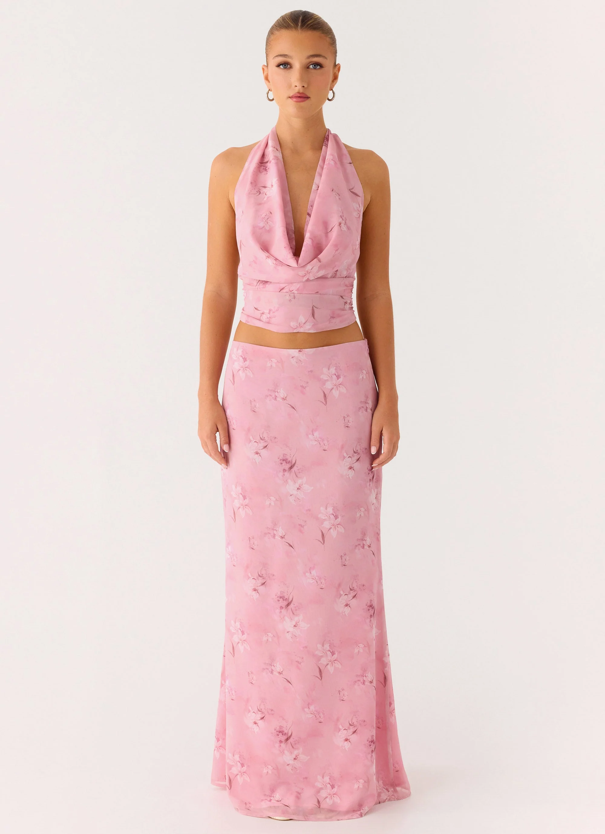 Soulful Low Rise Maxi Skirt - Vintage Floral - Image 2