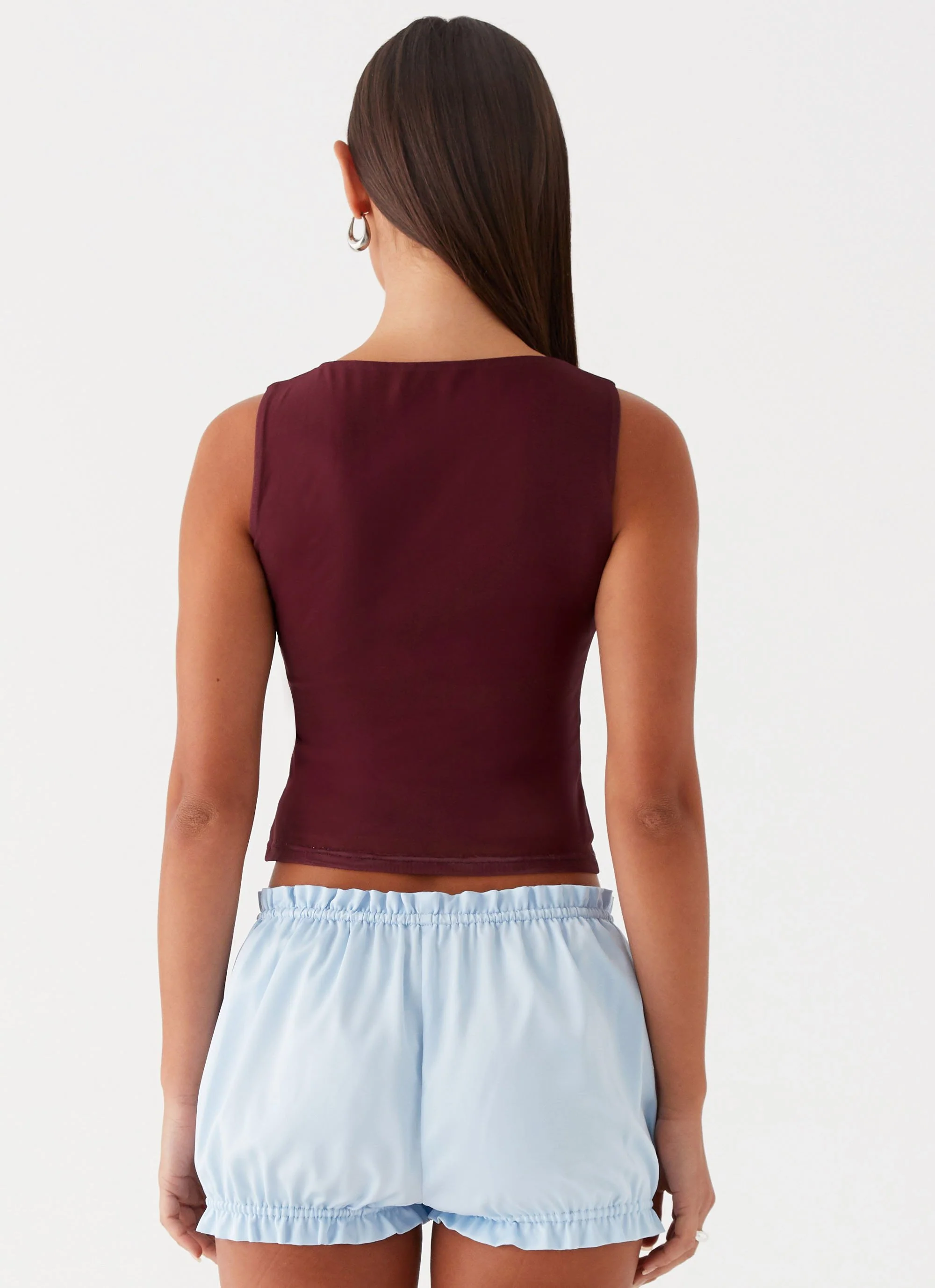 Speak Now Mesh Top - Brown - Image 4