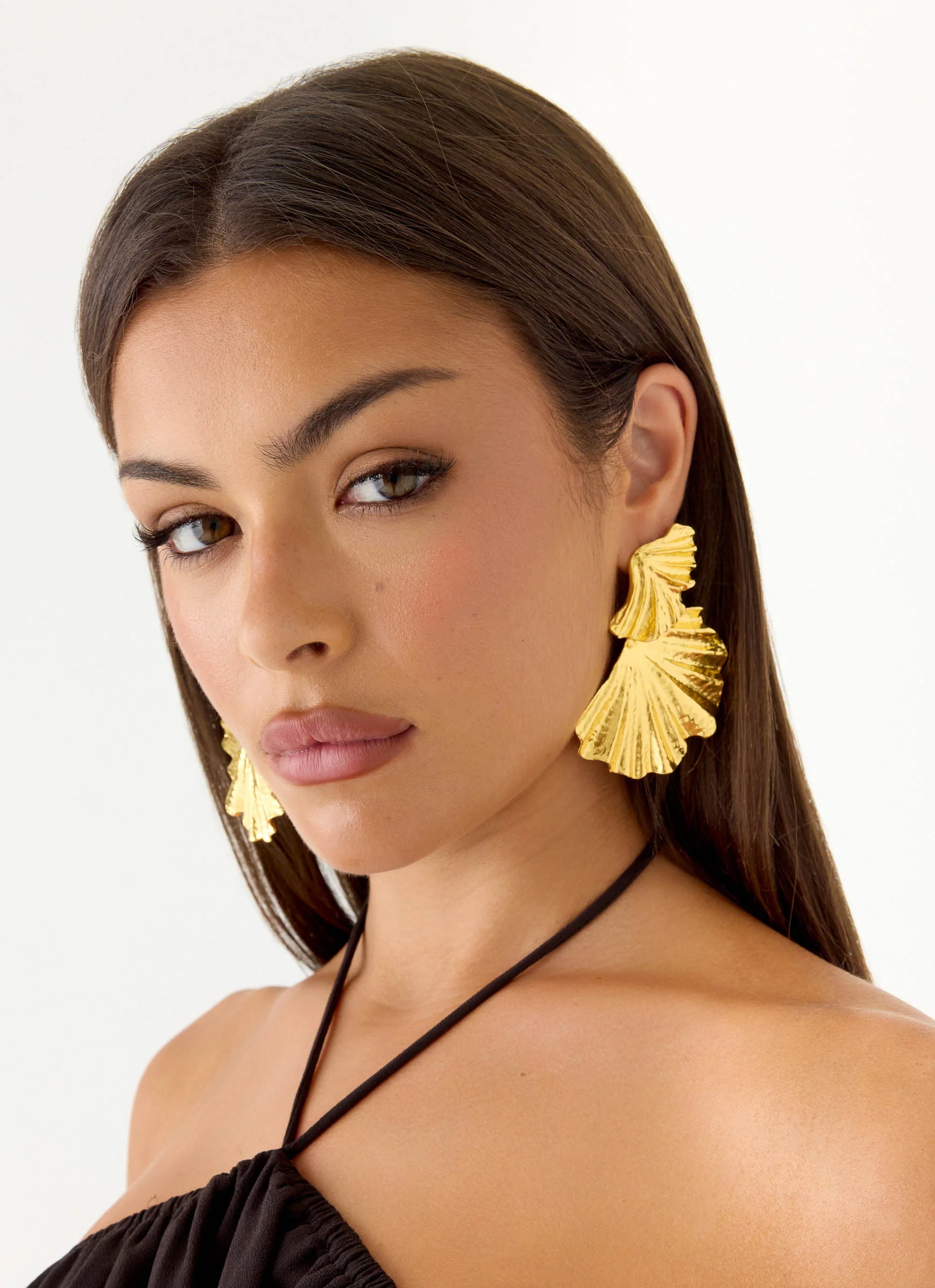 Spring Whisper Earrings - Gold - Image 2