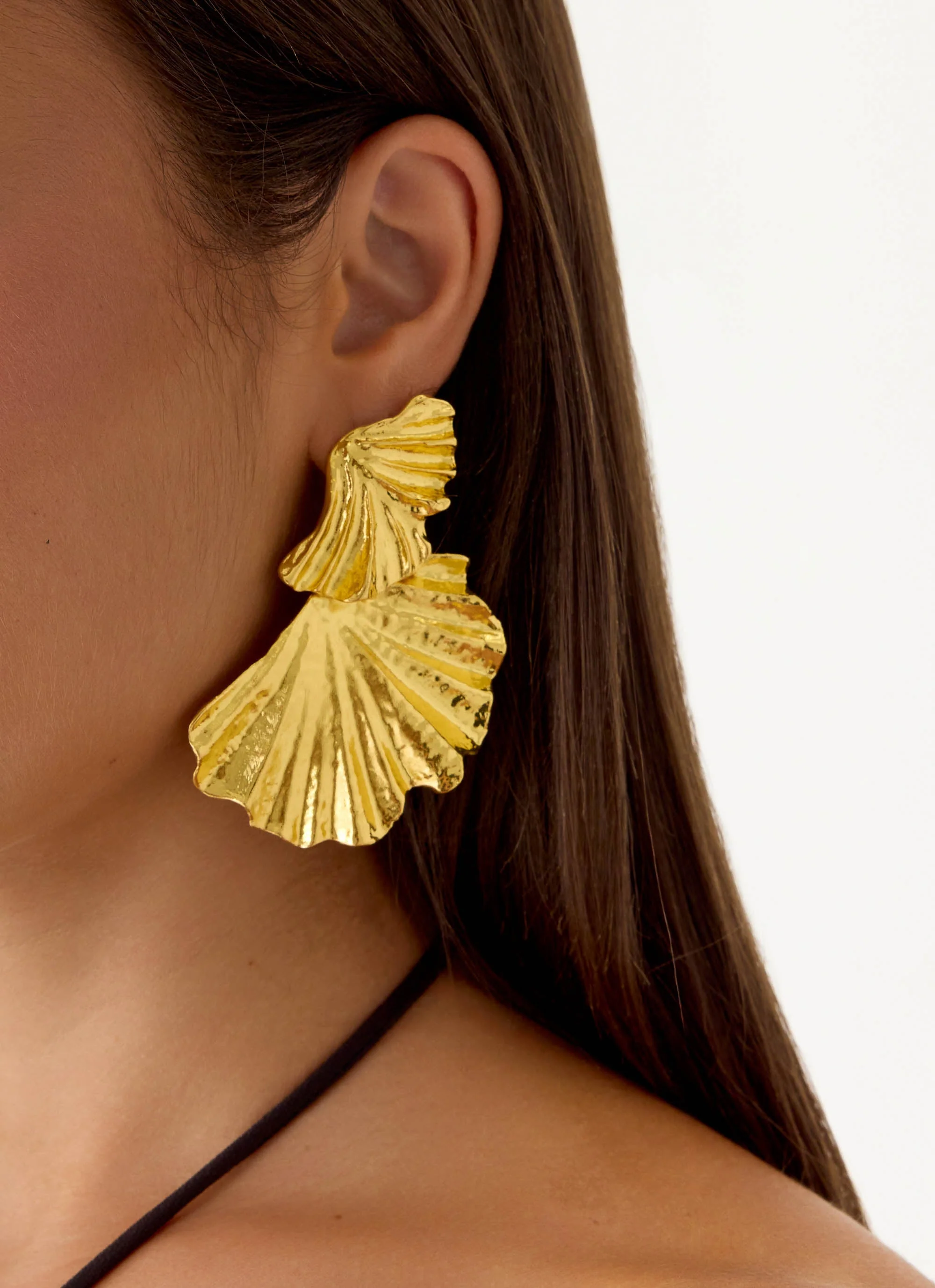 Spring Whisper Earrings - Gold - Image 3
