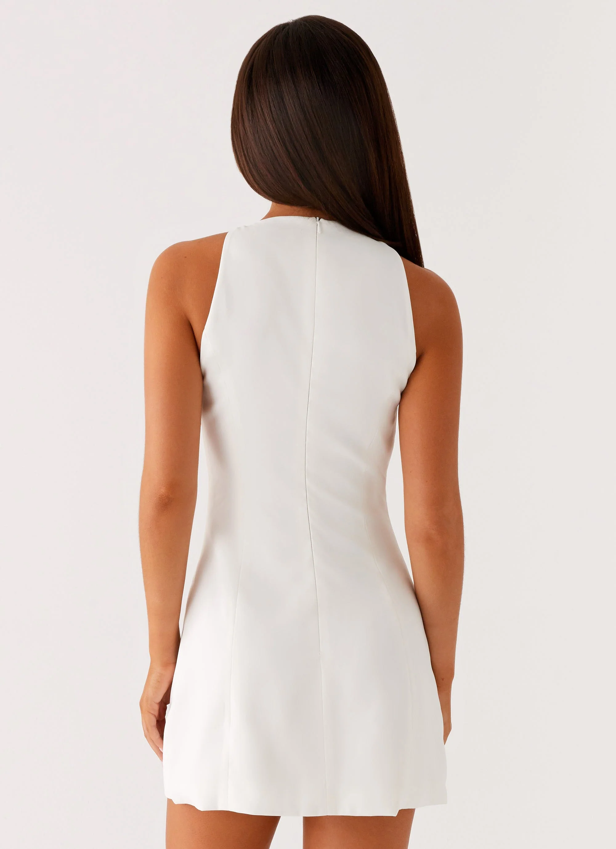 Stacy Mini Dress - White - Image 4