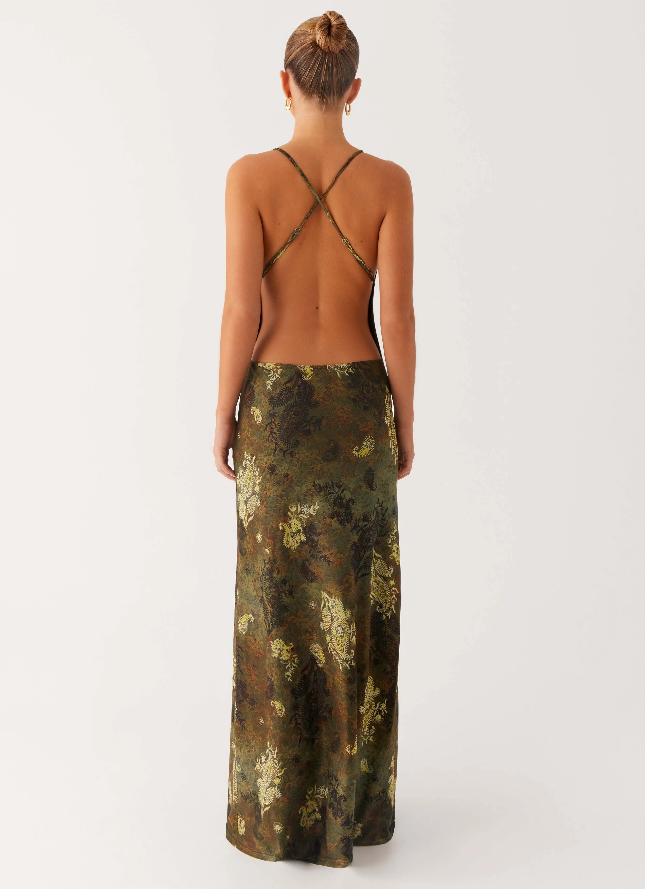 Star Fields Maxi Dress - Cyber Floral - Image 4