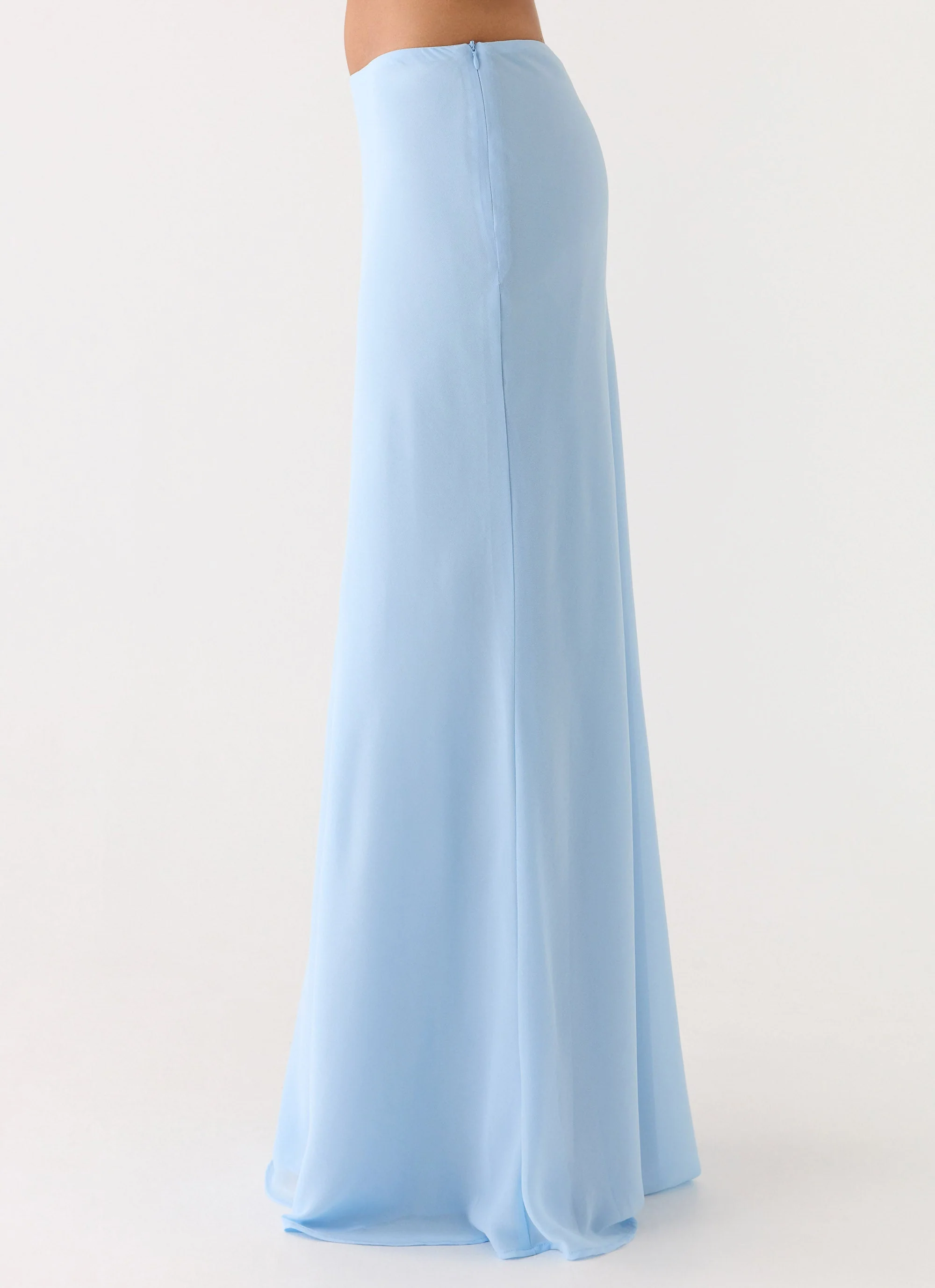 Star Girl Chiffon Maxi Skirt - Blue - Image 2