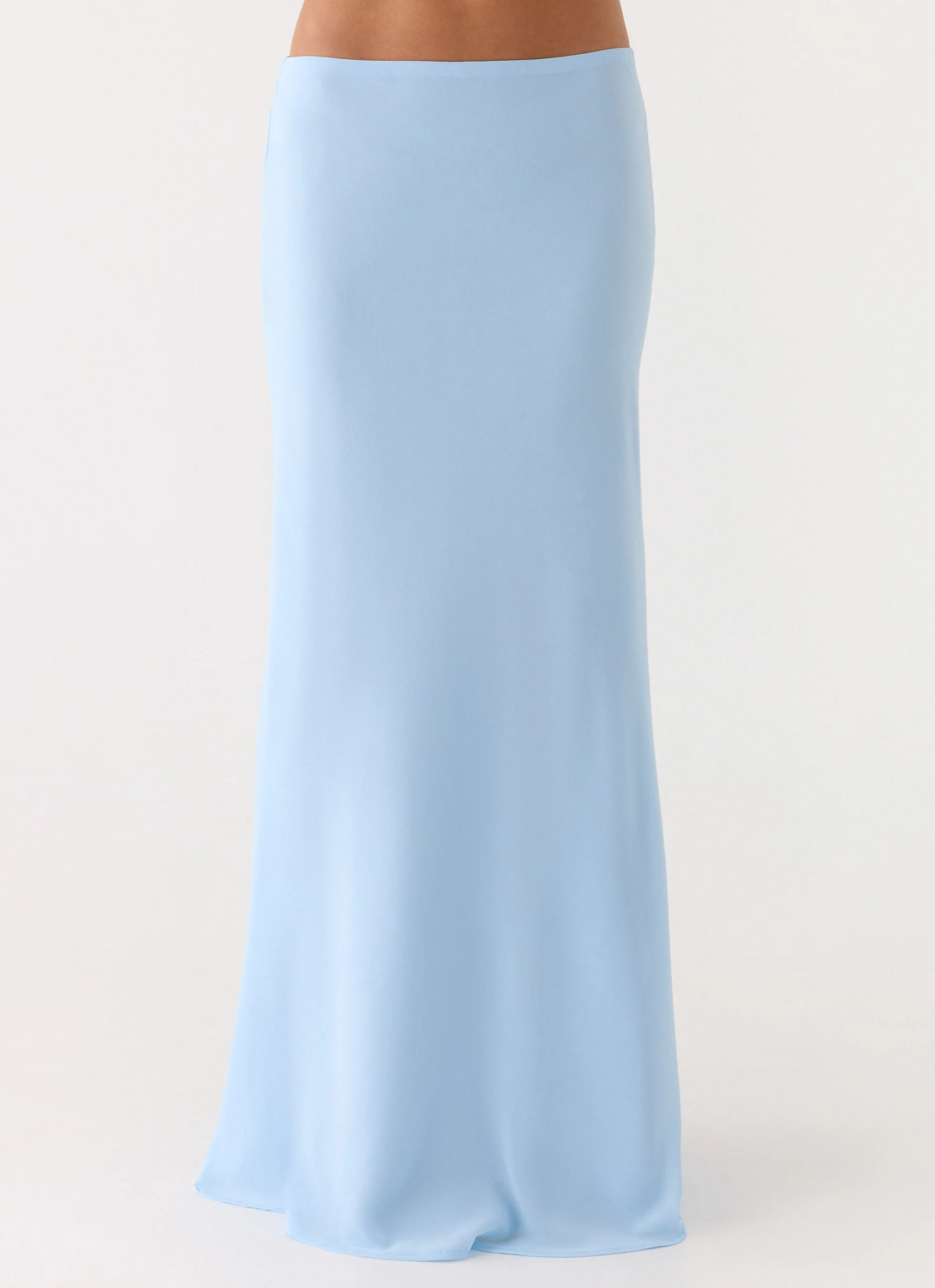 Star Girl Chiffon Maxi Skirt - Blue - Image 5