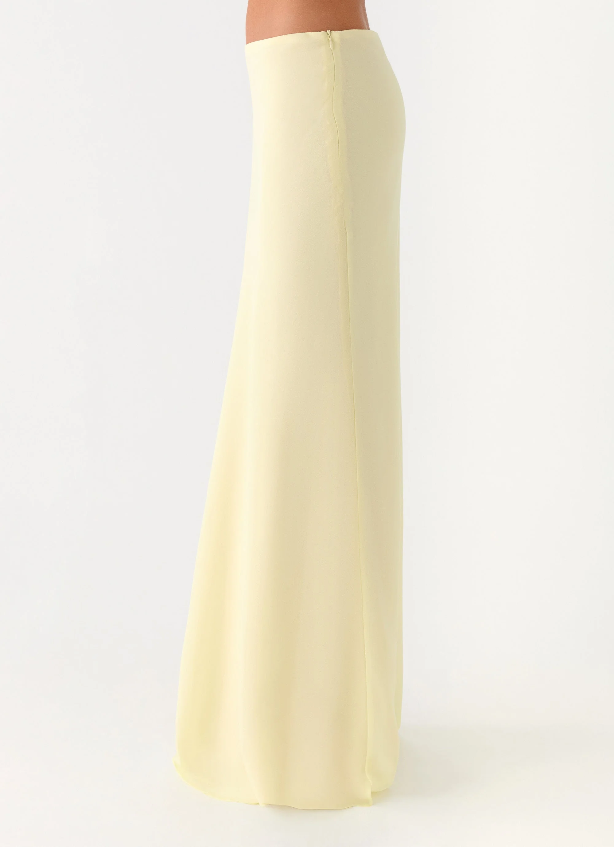 Star Girl Chiffon Maxi Skirt - Yellow - Image 3