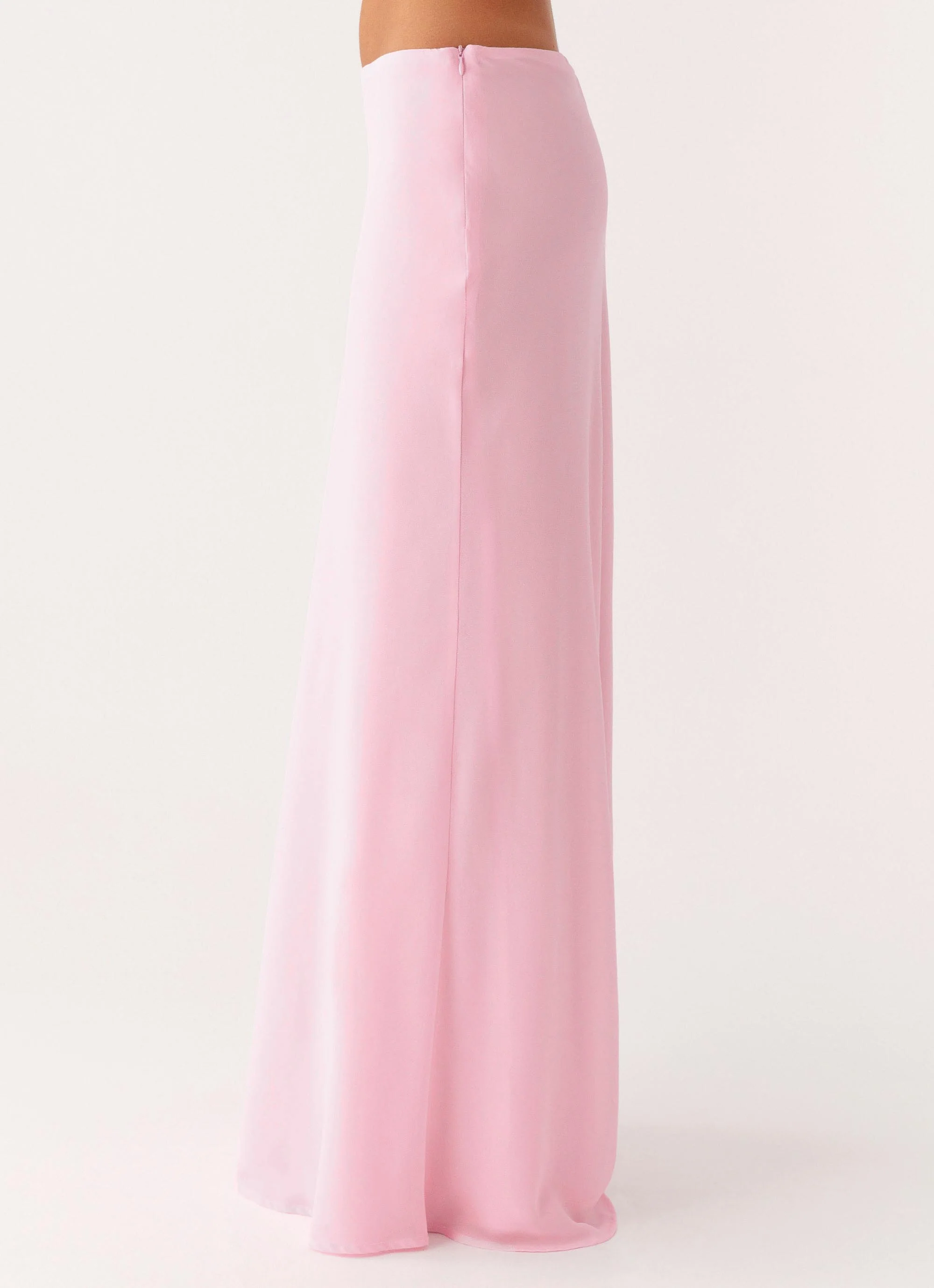 Star Girl Chiffon Maxi Skirt - Baby Pink - Image 3