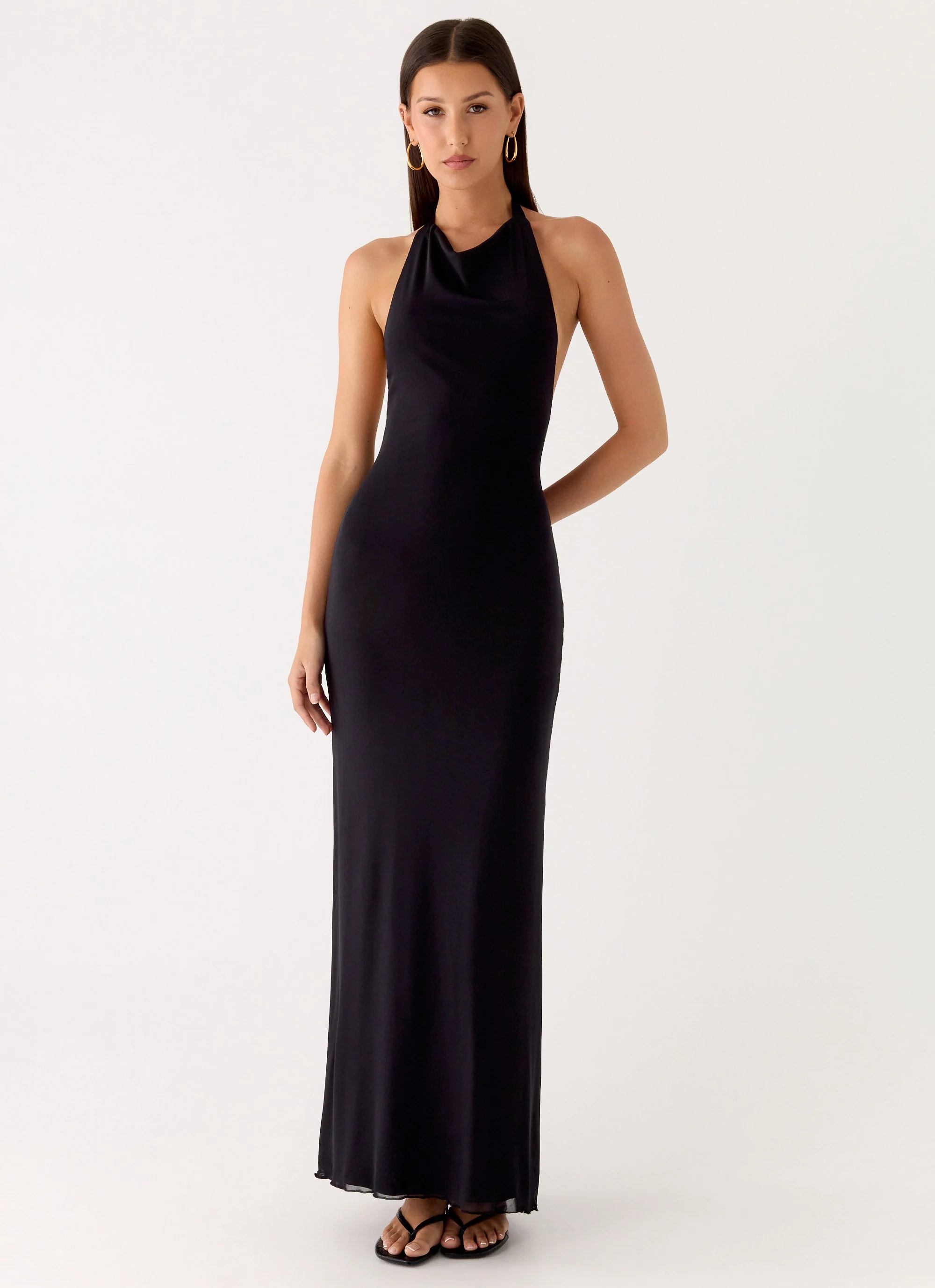 Starlight Nights Maxi Dress - Black - Image 4