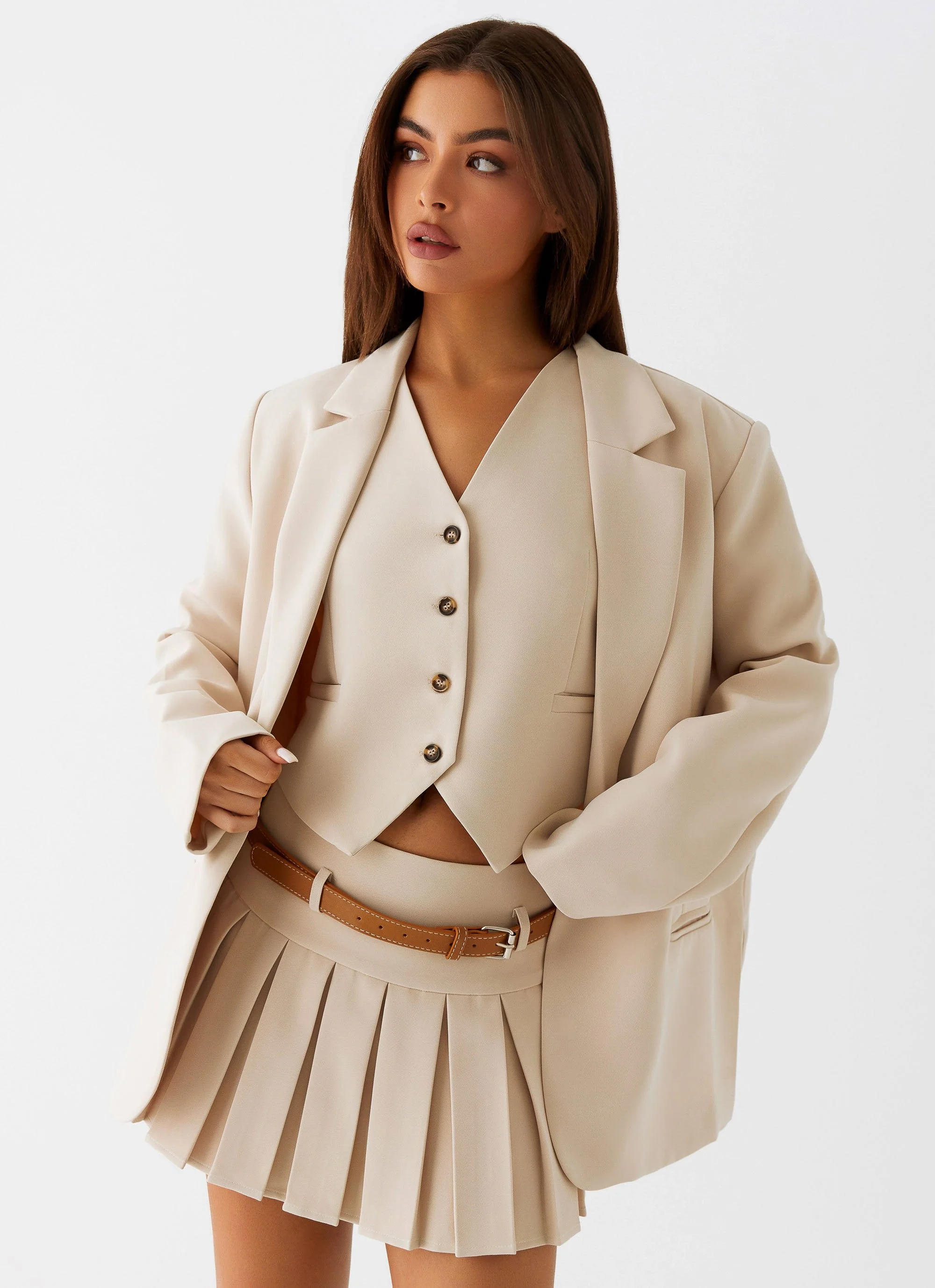 Stealth Mode Blazer - Beige - Image 5