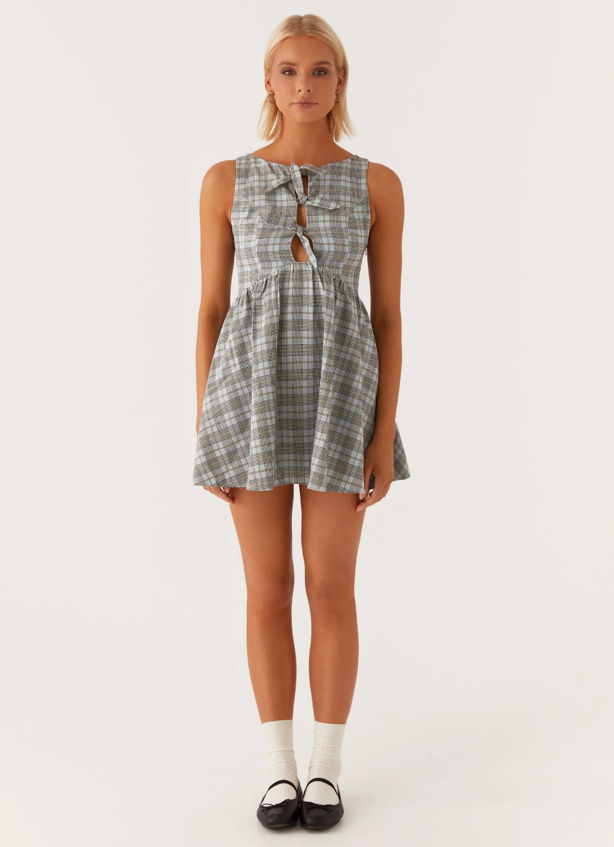 Steffie Mini Dress - Check - Image 2