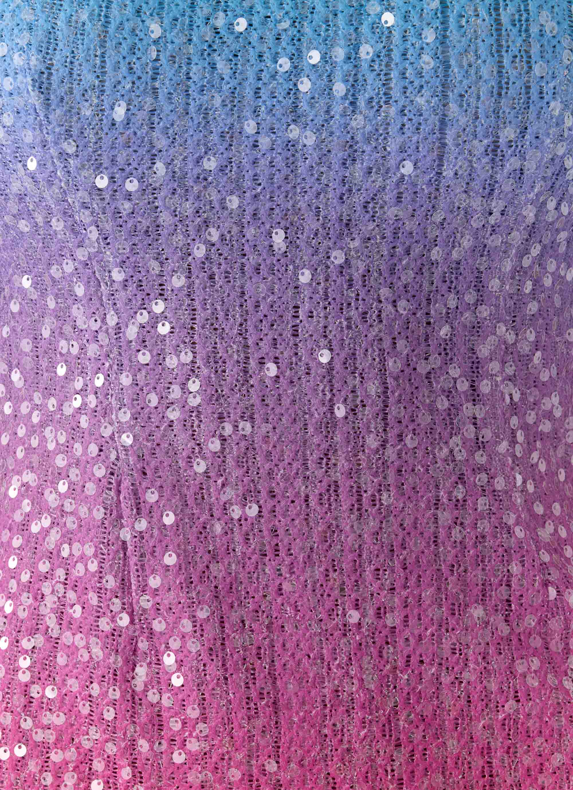 Step Closer Sequin Knit Mini Dress - Disco Ombre - Image 6