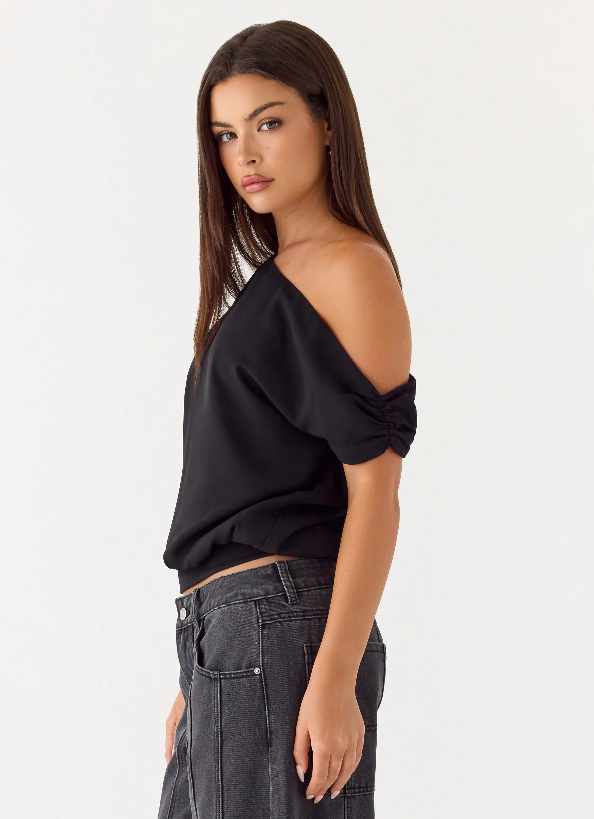 Stick Around Top - Black - Image 2
