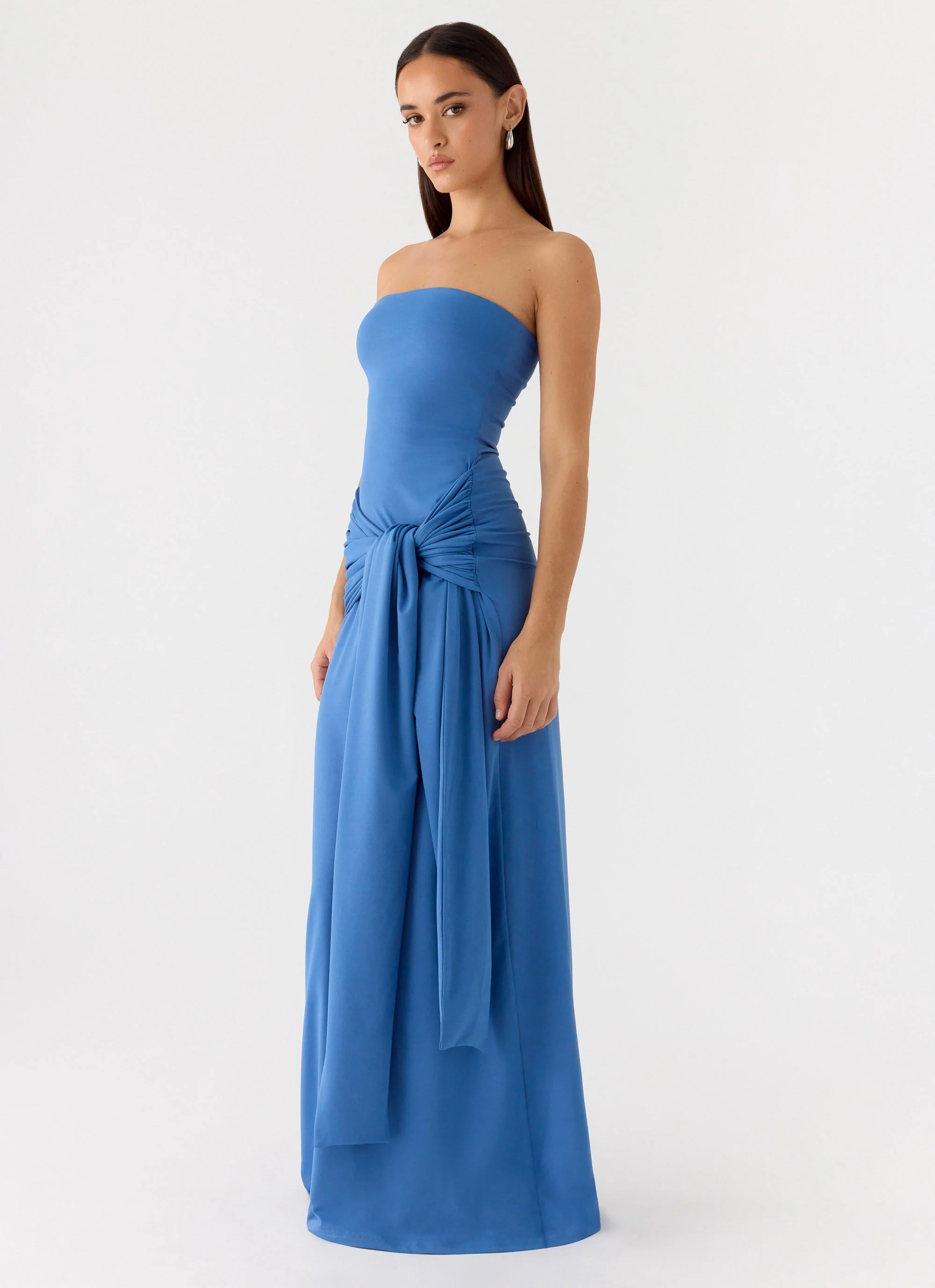 Stole My Heart Maxi Dress - Washed Navy - Image 4