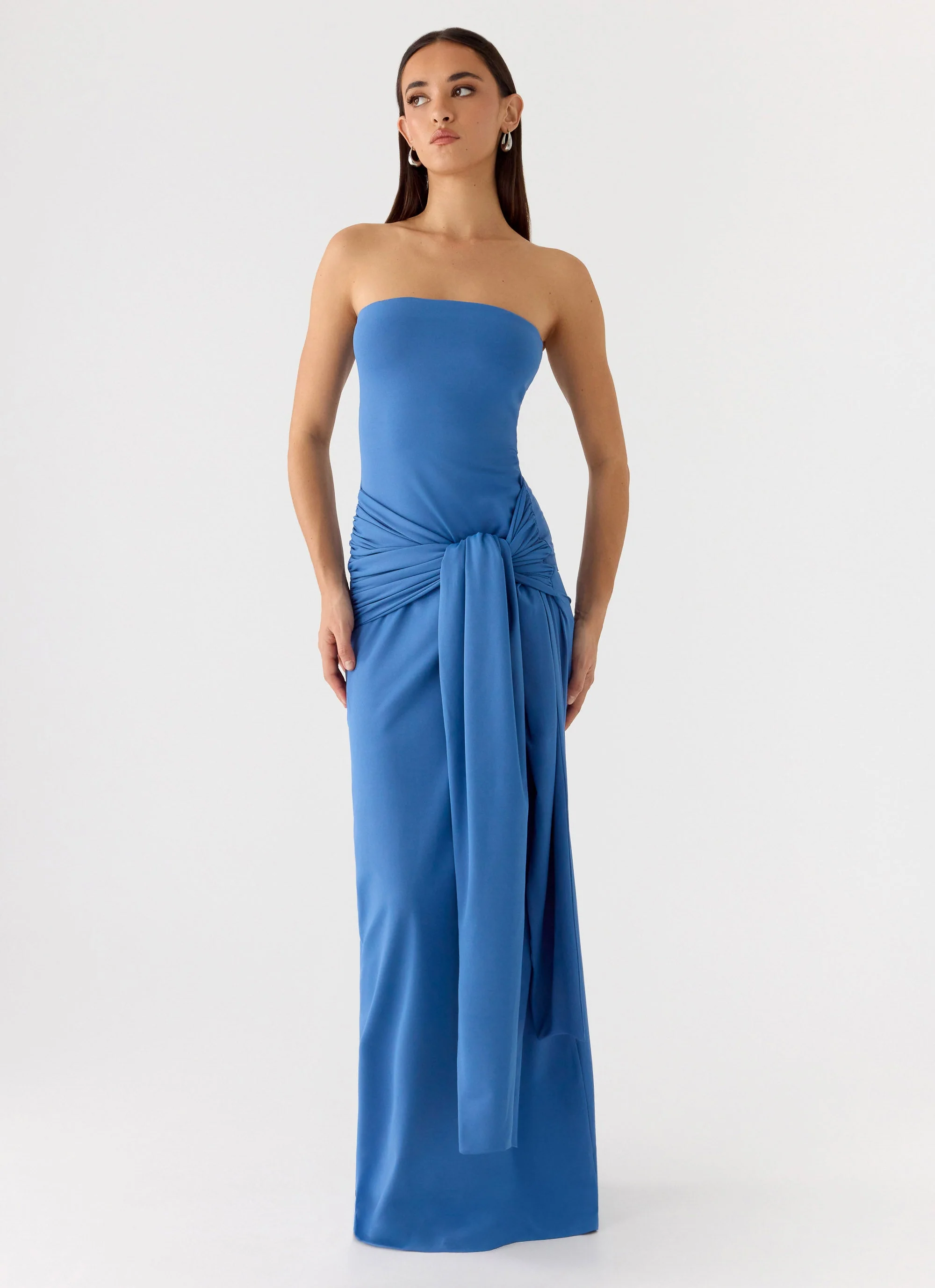 Stole My Heart Maxi Dress - Washed Navy - Image 5
