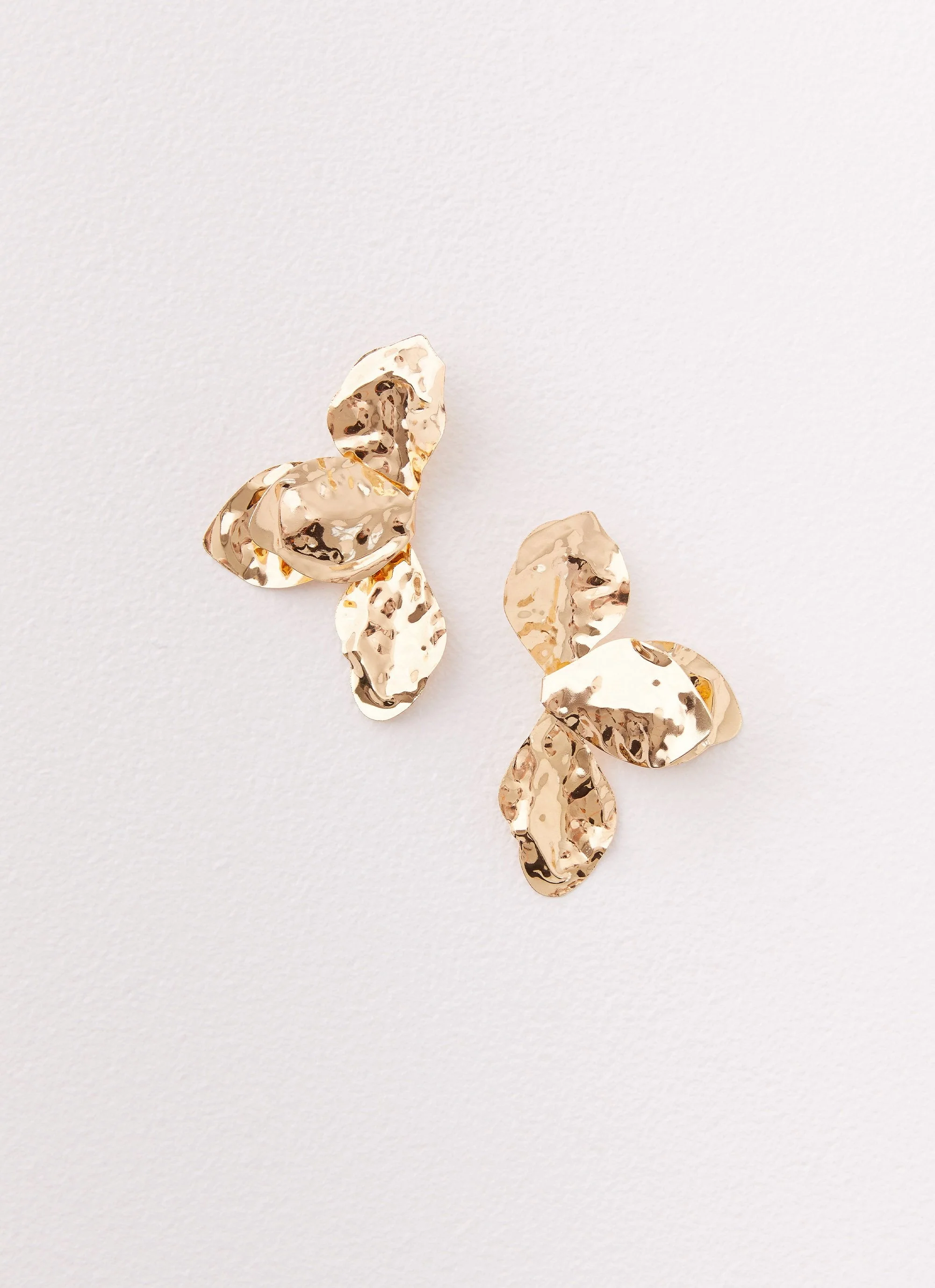 Stonelet Statement Earrings - Gold - Image 2