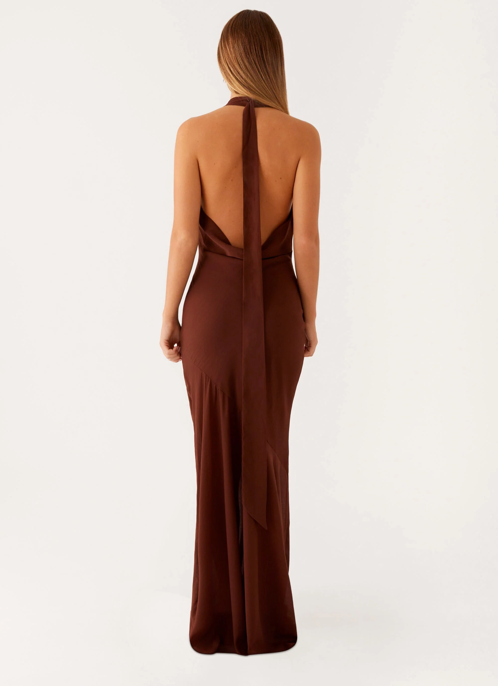 Sullivan Maxi Dress - Chocolate - Image 3