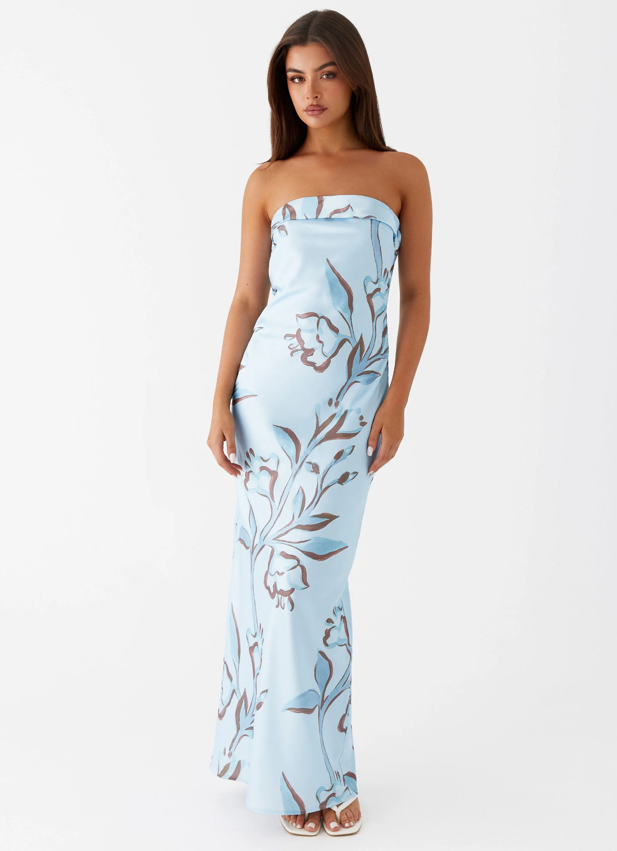 Summer Lover Maxi Dress - Blue Floral - Image 2