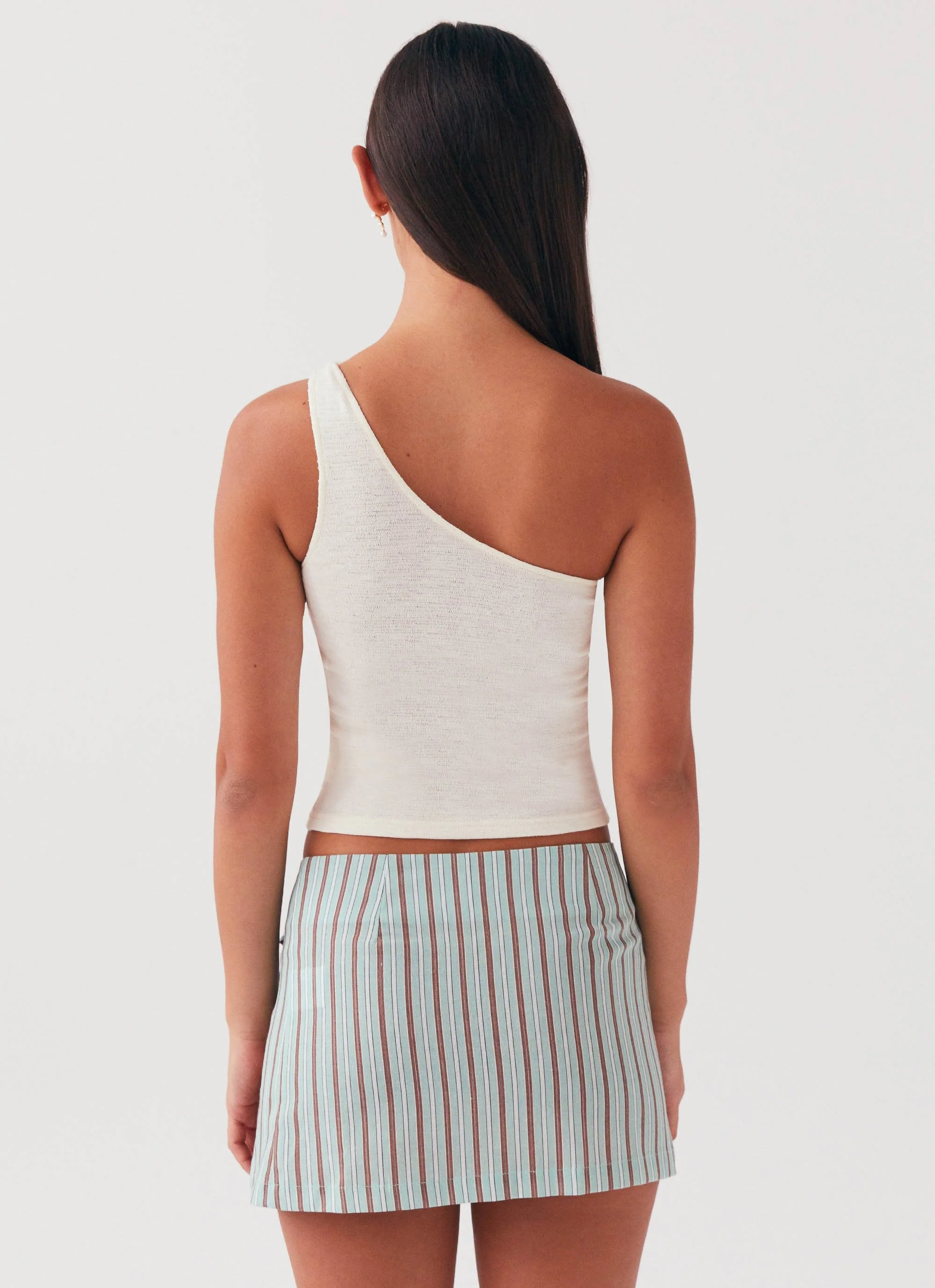 Summer Retreat Mini Skirt - Coastal Stripe - Image 4