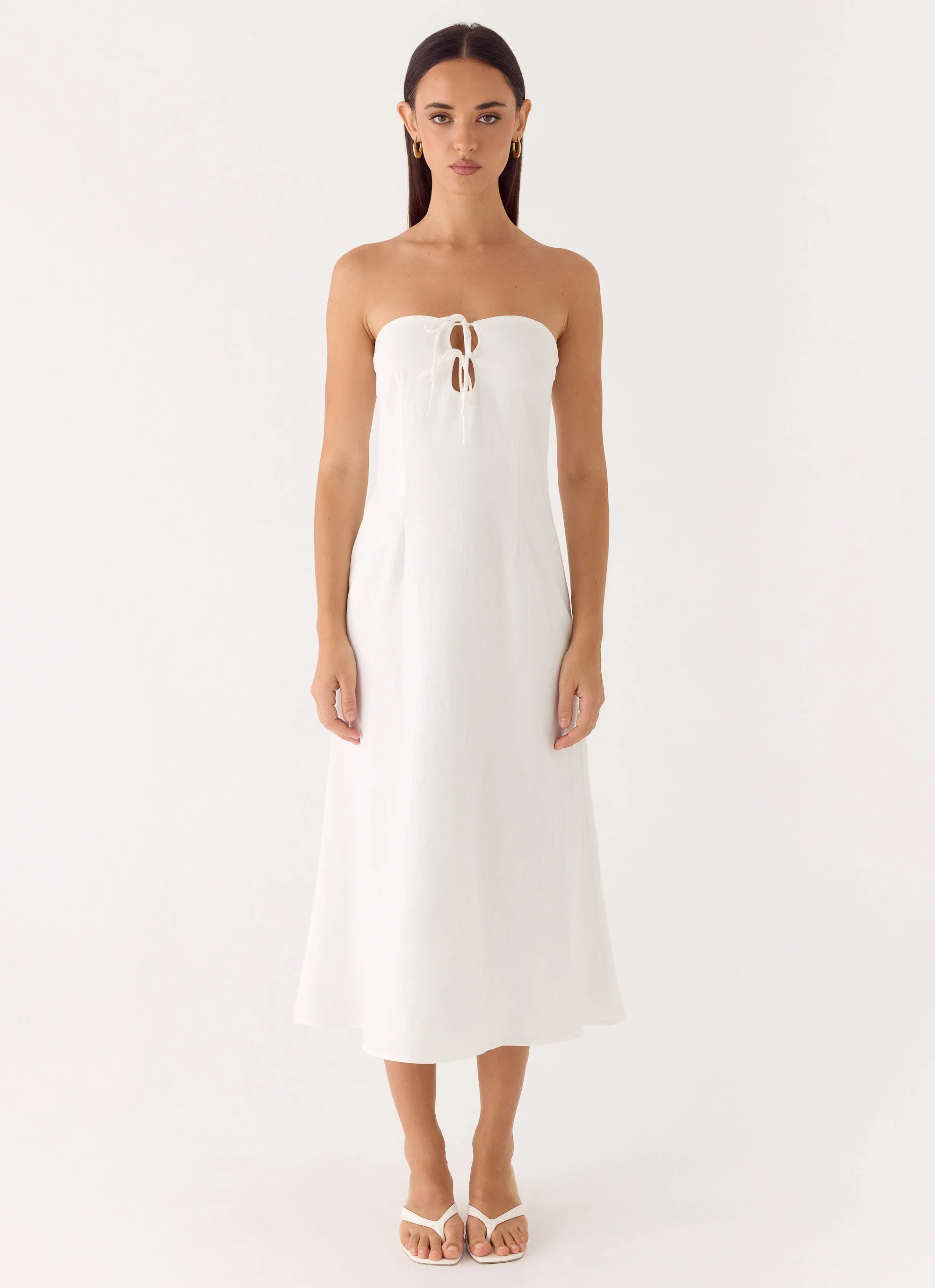 Sun Searching Maxi Dress - White