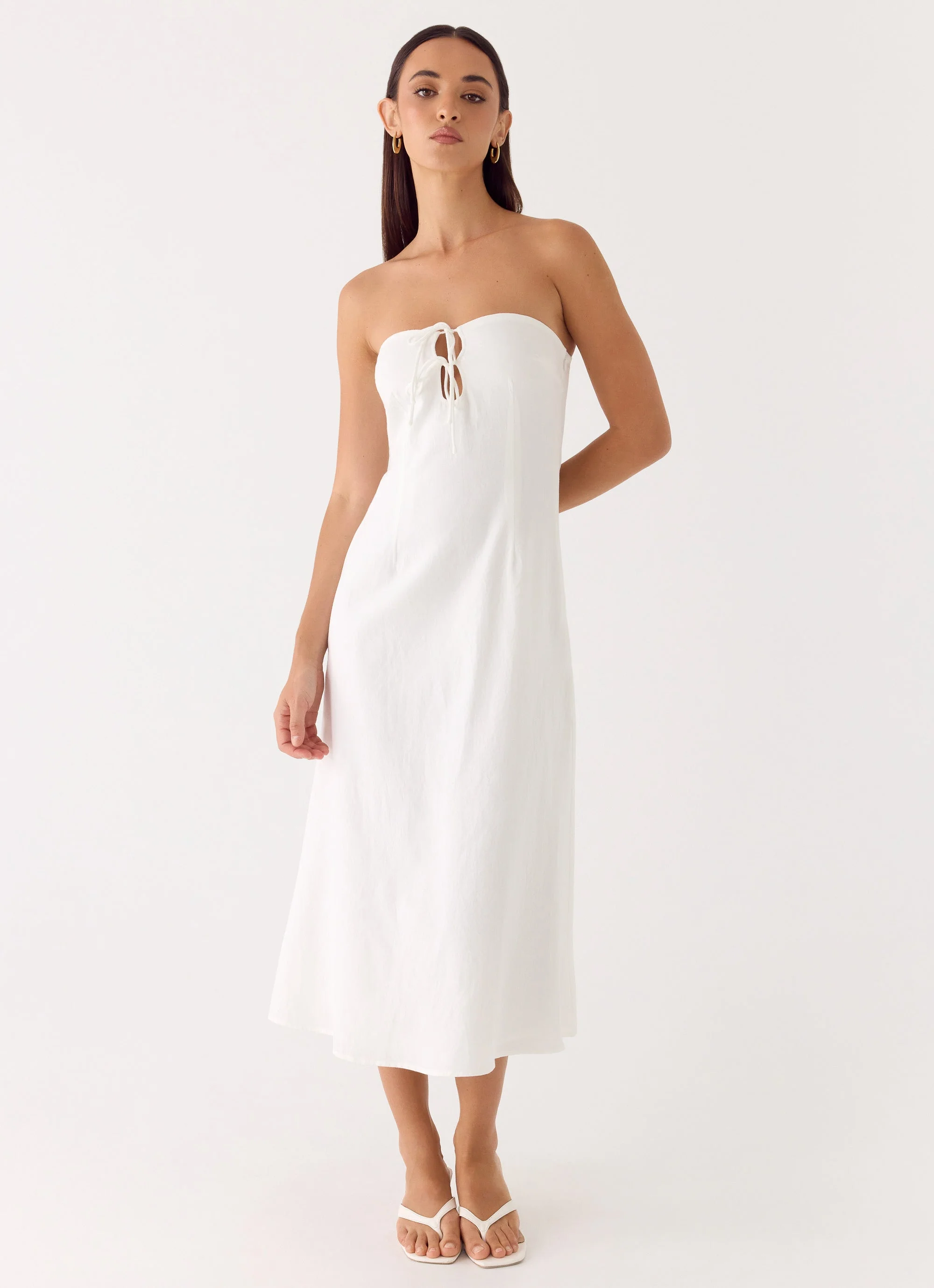 Sun Searching Maxi Dress - White - Image 4