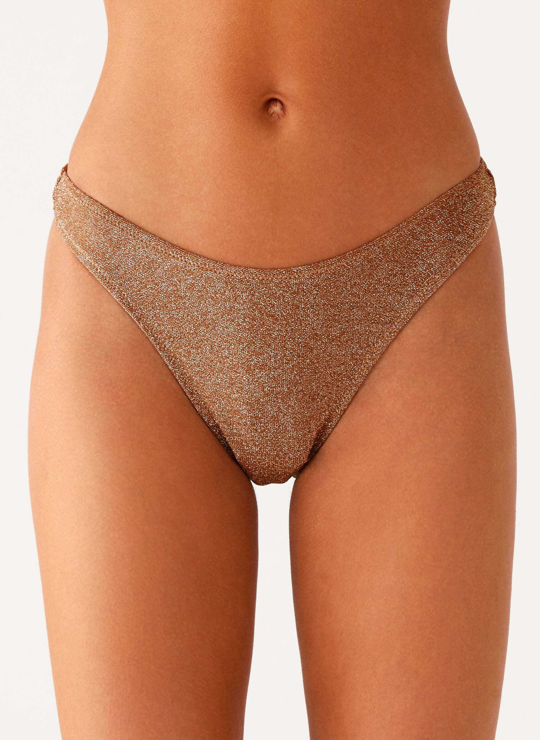 Sun Spell Bikini Bottom - Gold - Image 2