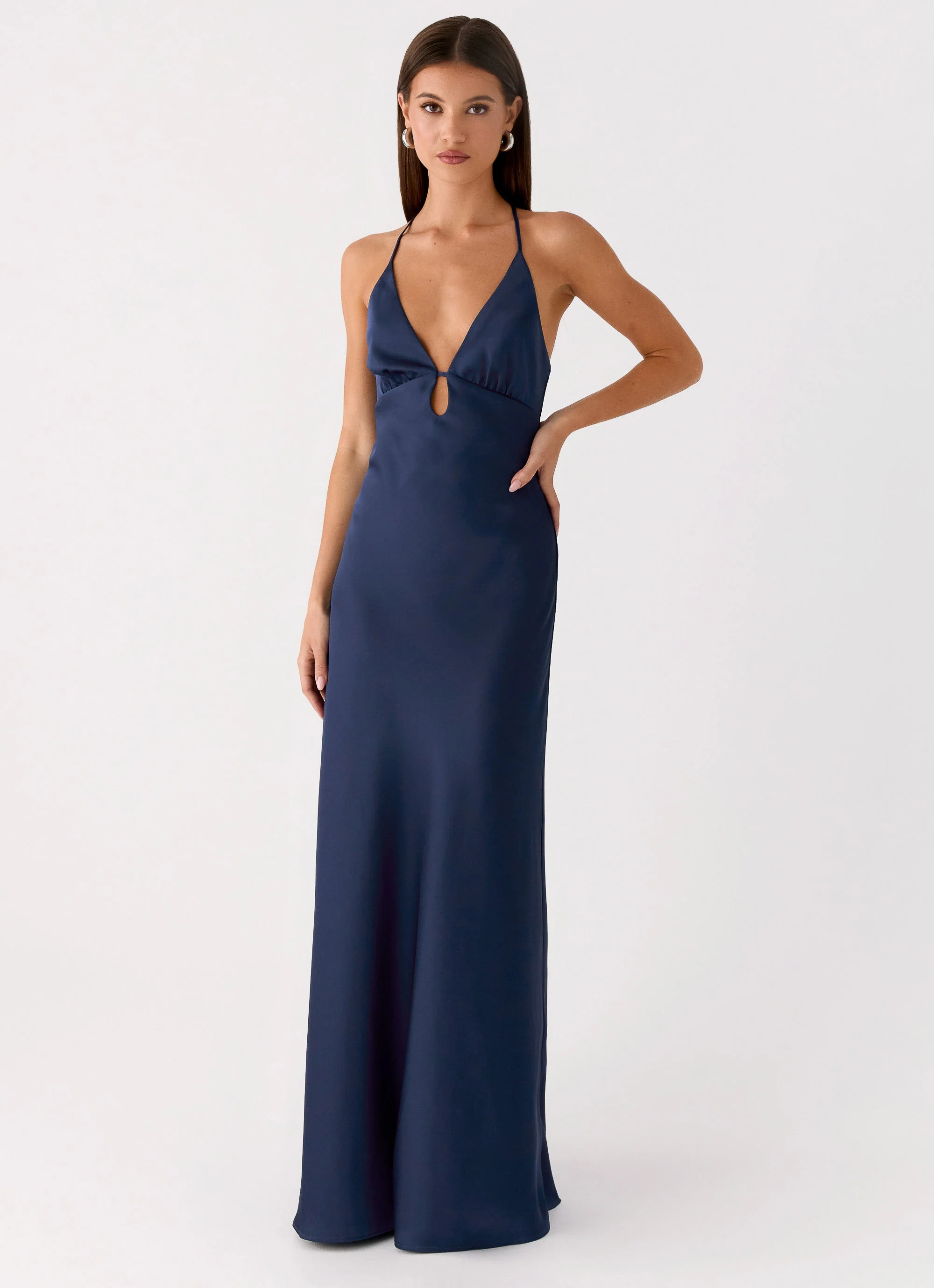 Sundowner Maxi Dress - Navy - Image 4