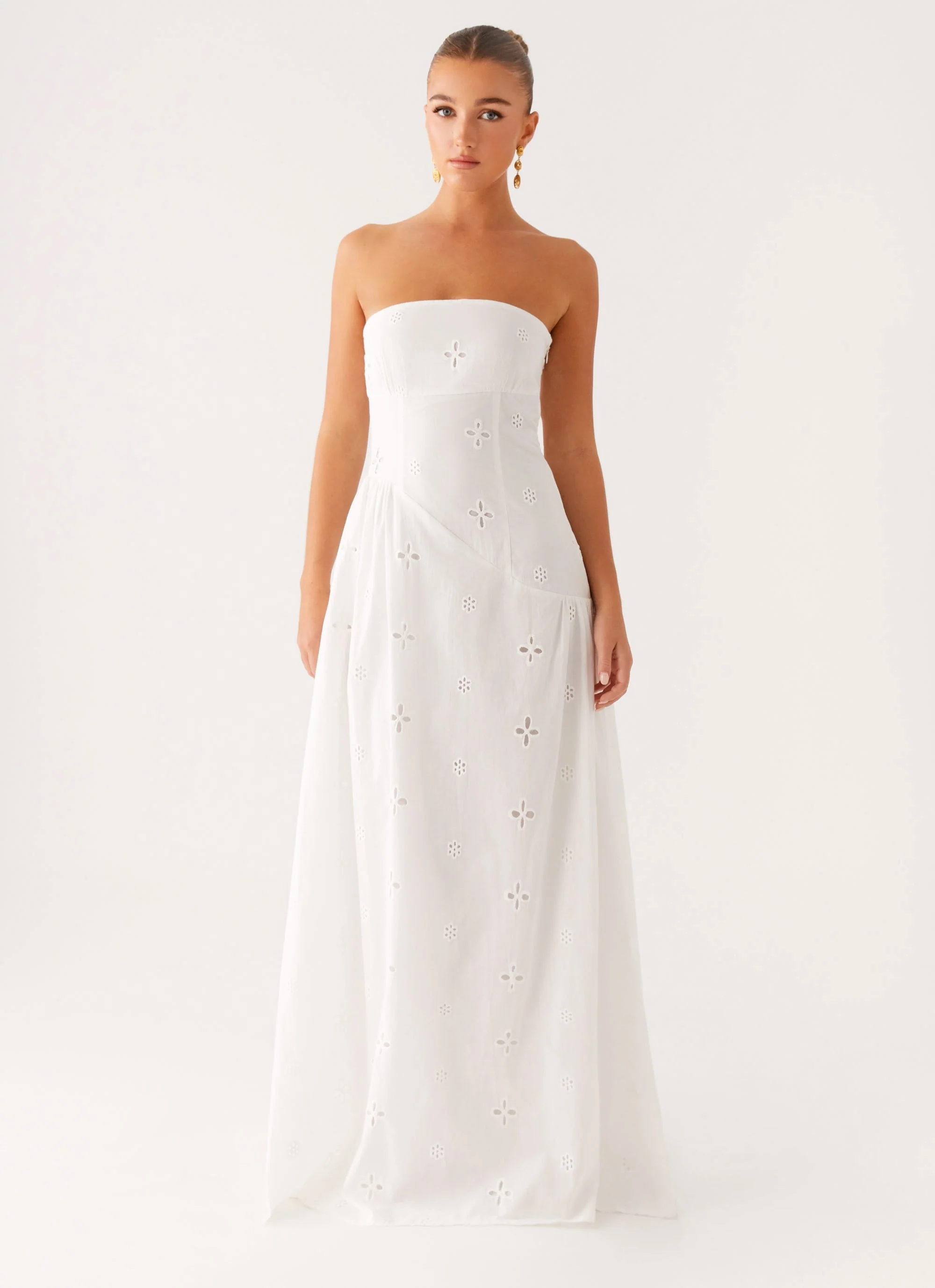 Sunkissed Maxi Dress - Ivory - Image 6