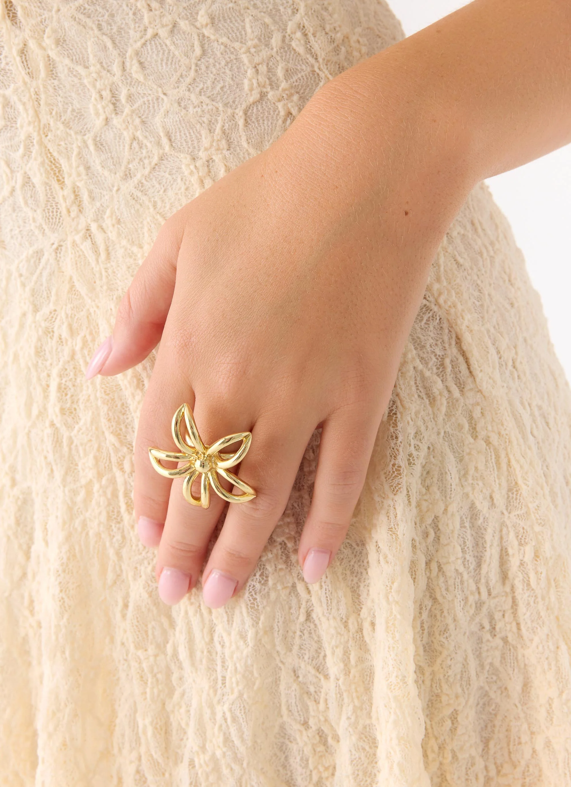 Sunpetal Ring - Gold - Image 3