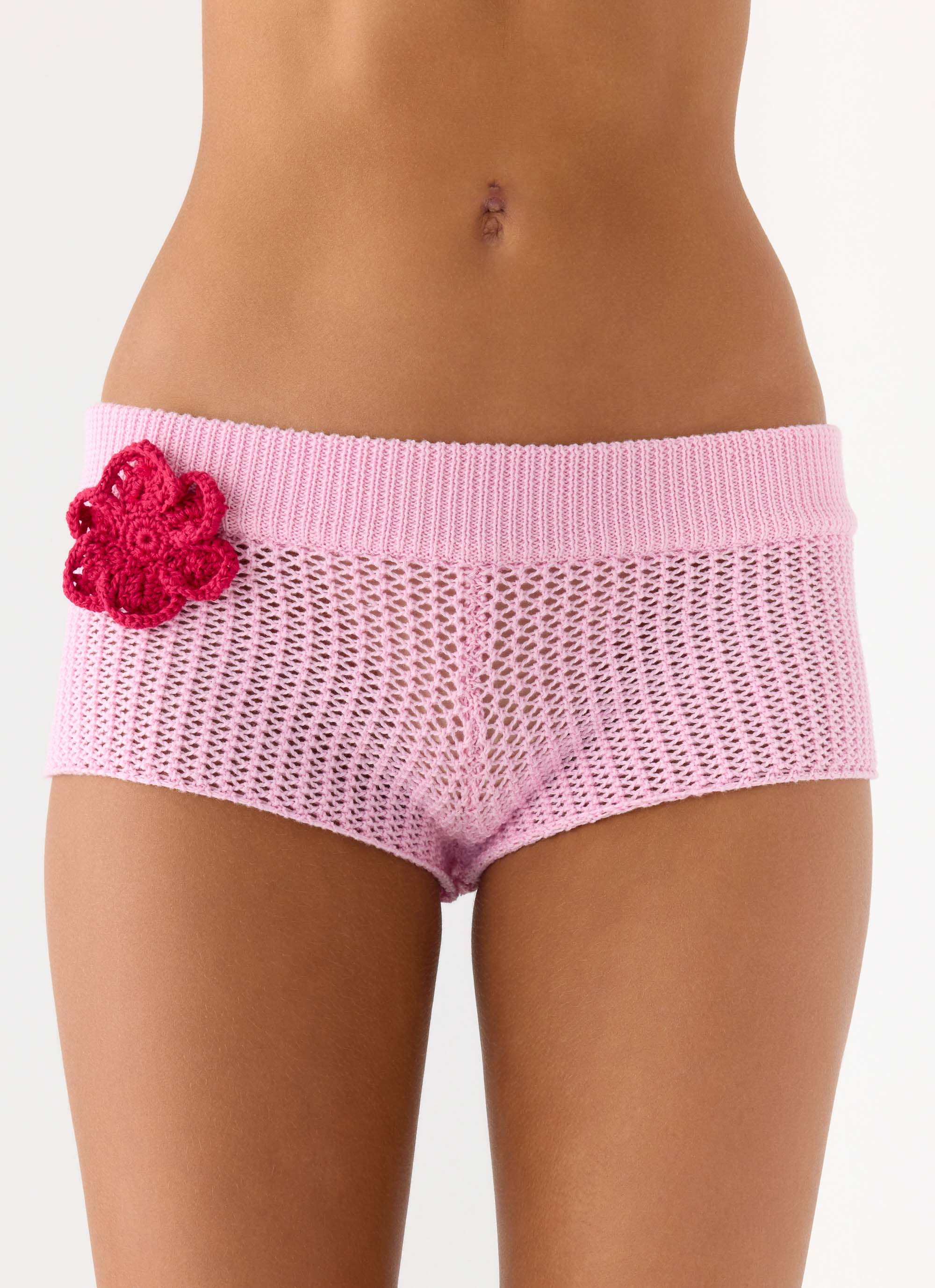 Sunray Shine Mini Shorts - Pink - Image 6