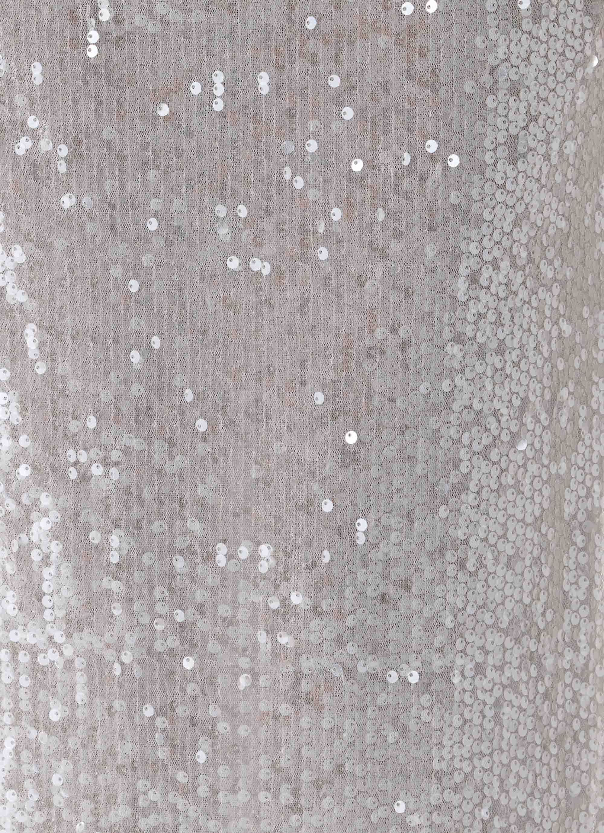 Susie Sequin Maxi Skirt - Silver - Image 10