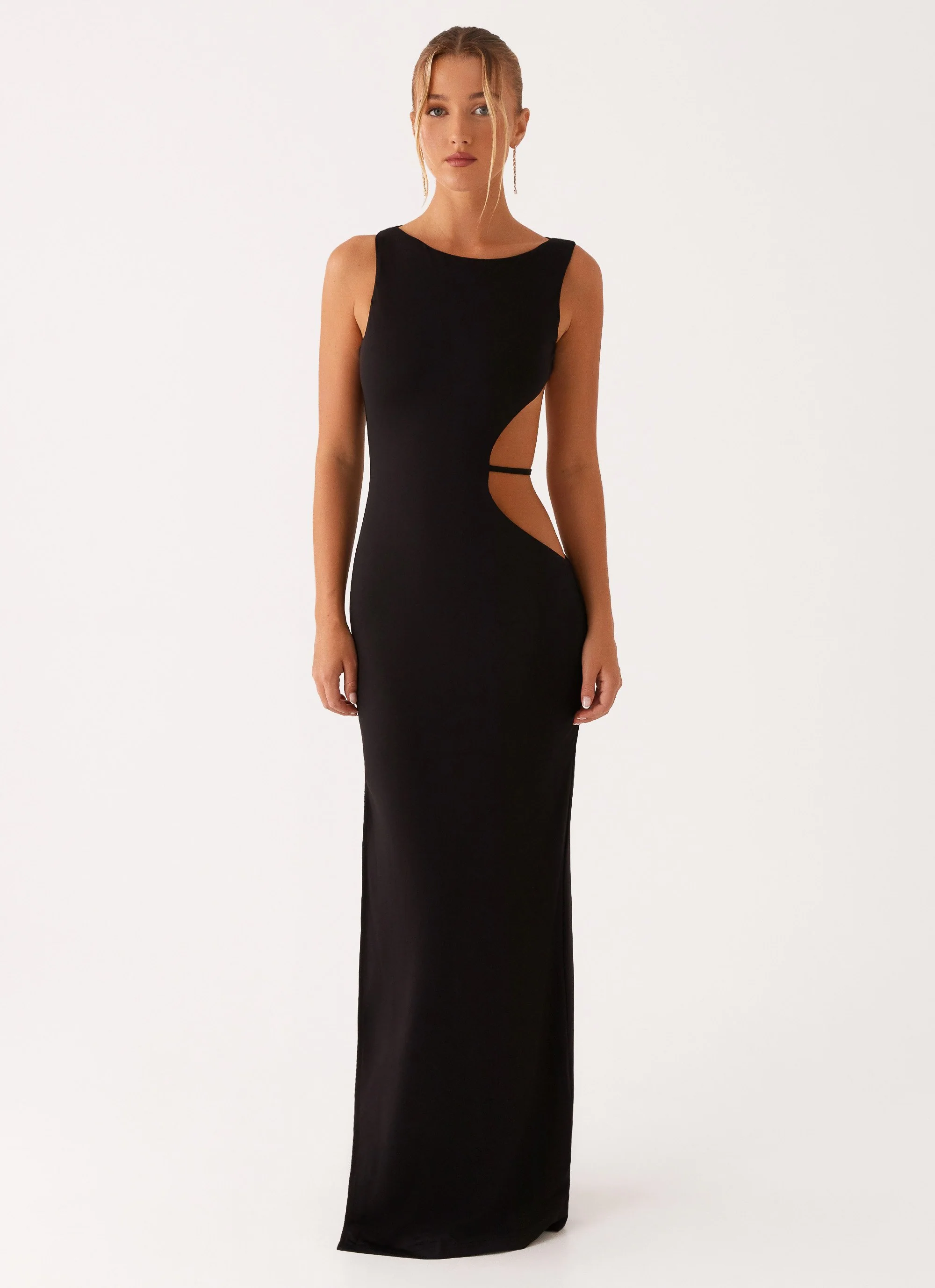 Sutton Maxi Dress - Black - Image 2