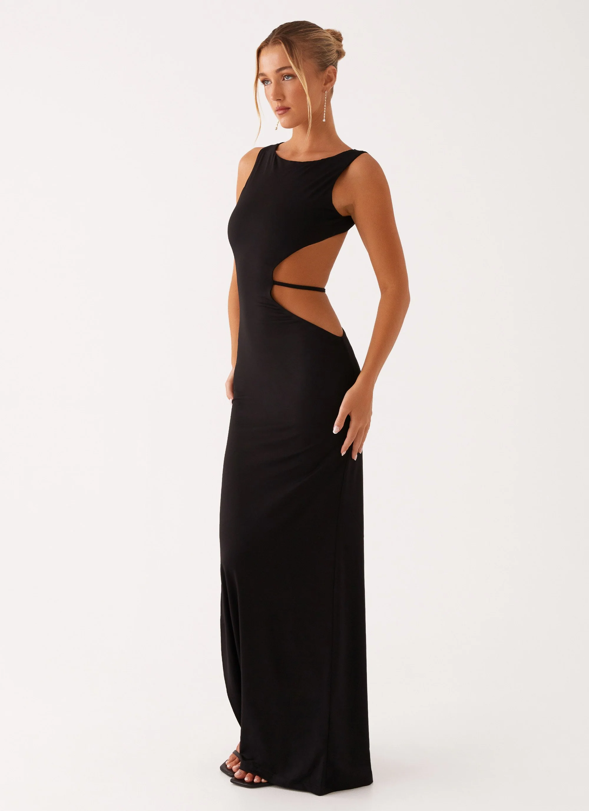 Sutton Maxi Dress - Black - Image 5