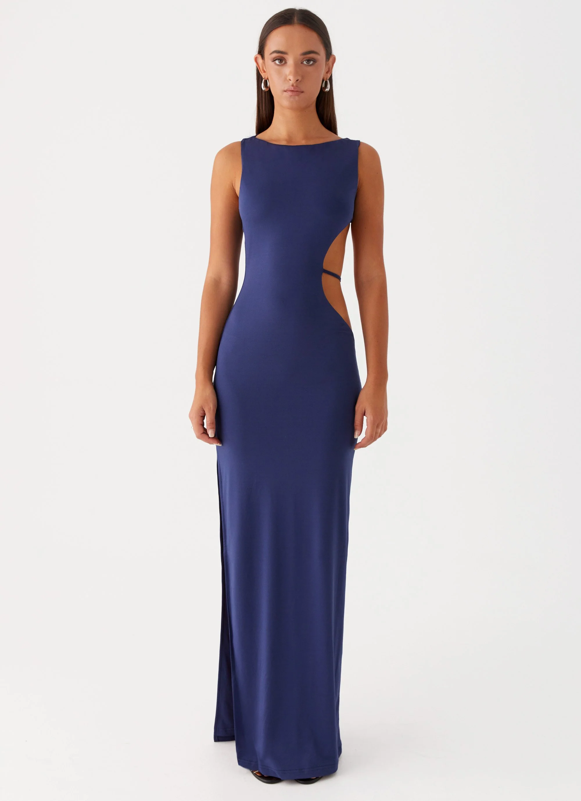 Sutton Maxi Dress - Navy - Image 2