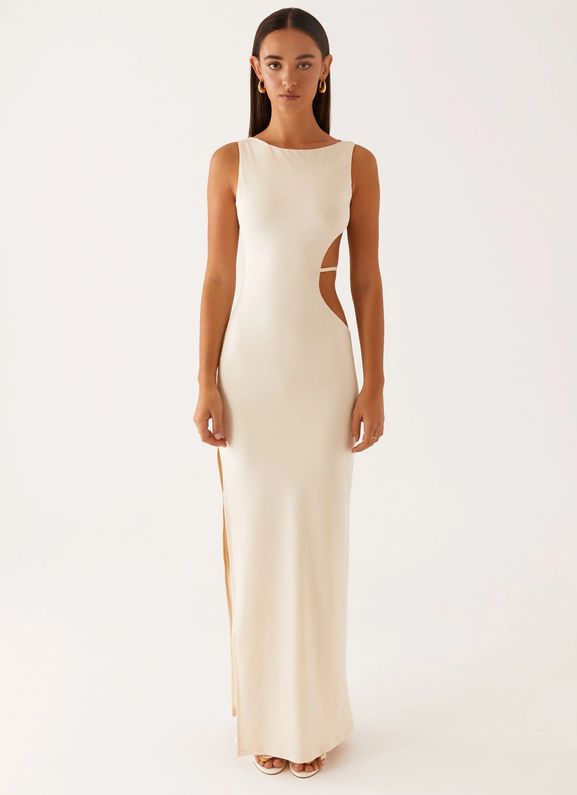 Sutton Maxi Dress - Yellow - Image 2
