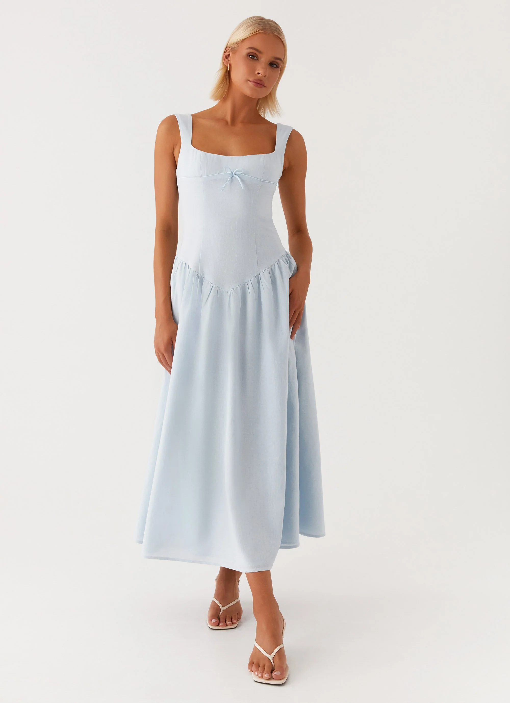Suzie Midi Dress - Blue - Image 6
