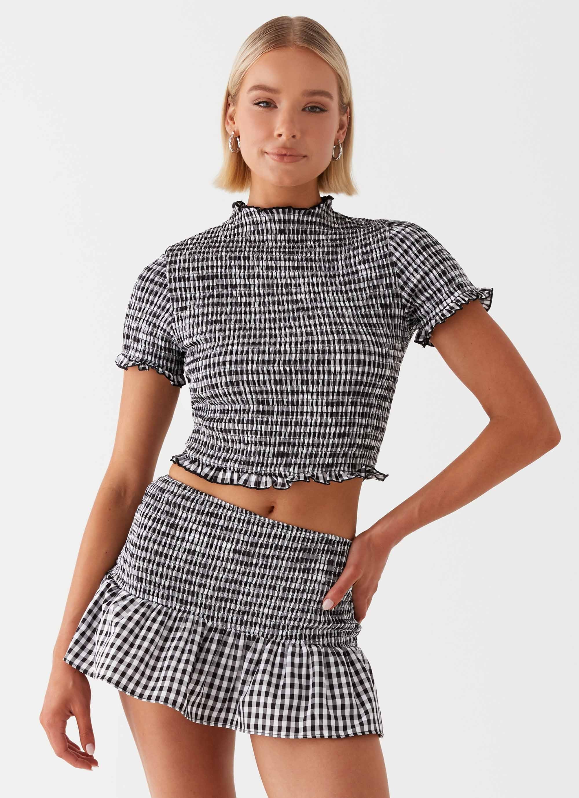 Sweetest Pie Mini Skirt - Black - Image 6
