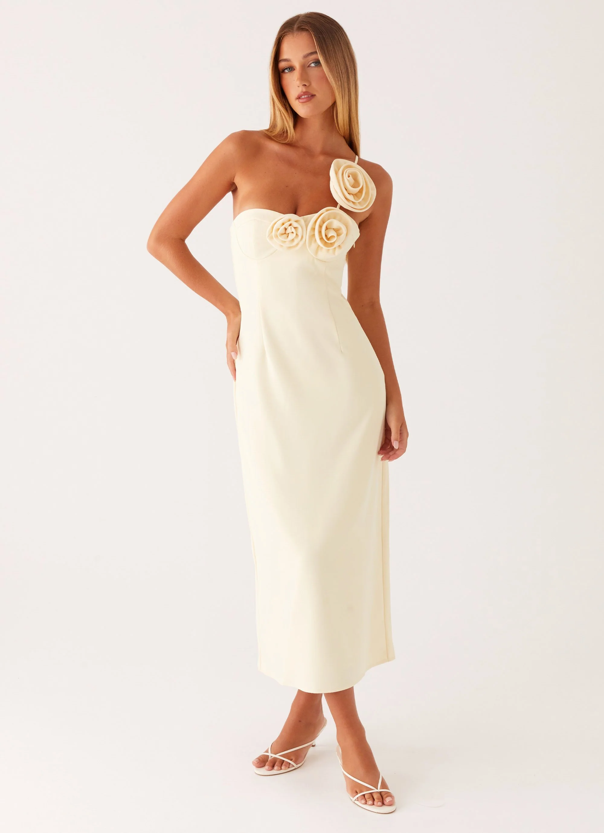 Sweetpea Midi Dress - Yellow - Image 5