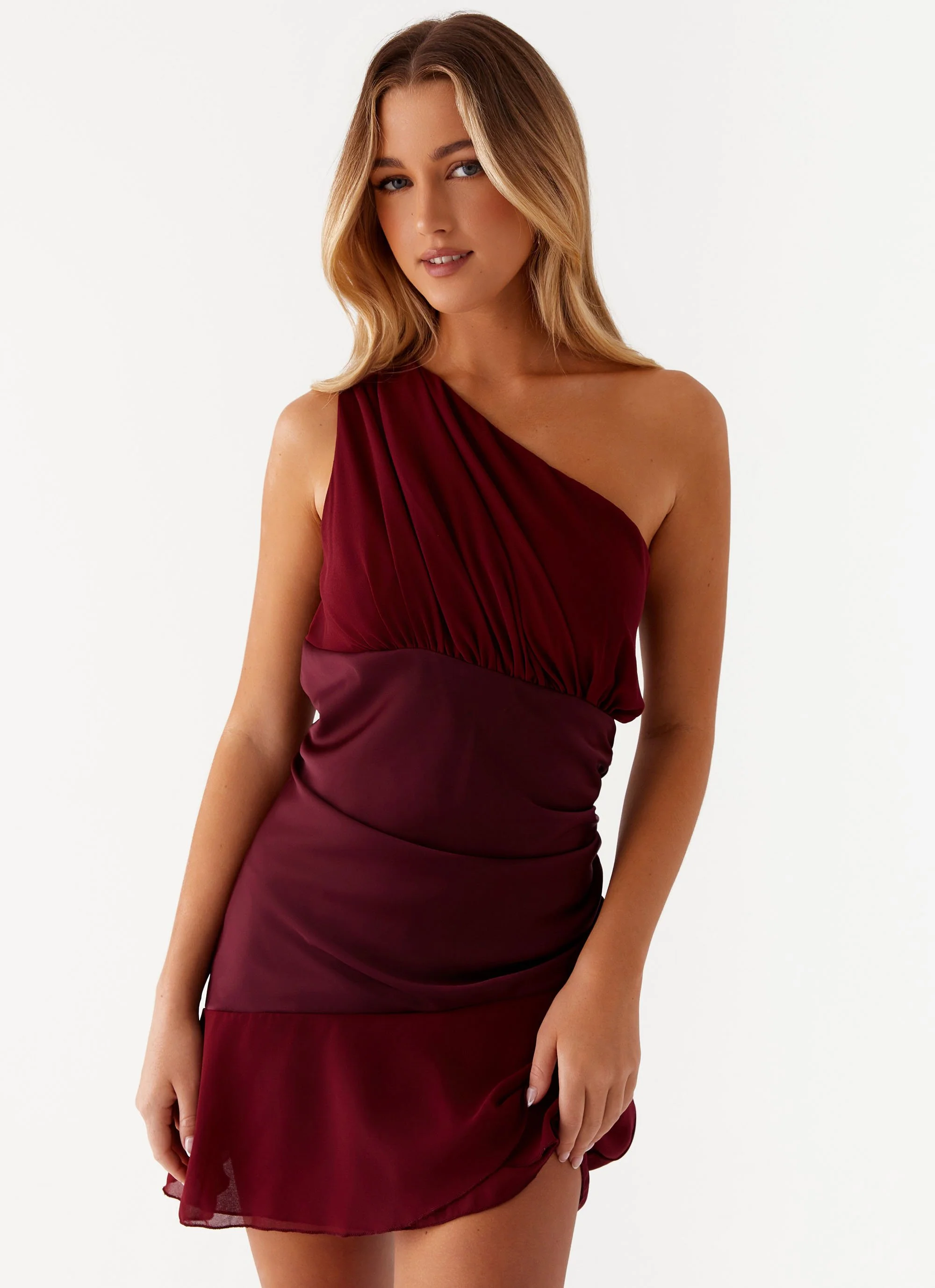 Synergy Mini Dress - Red - Image 5