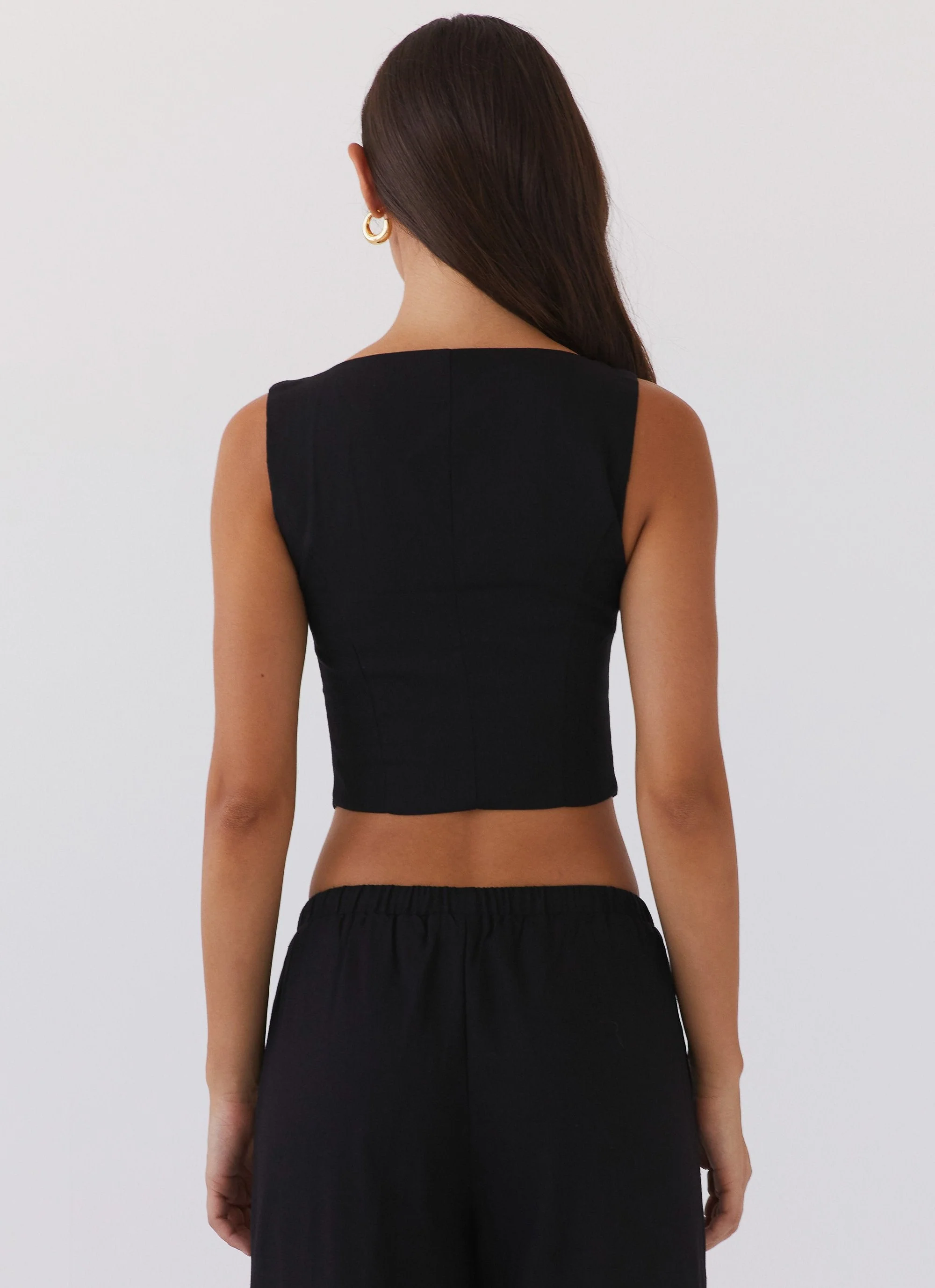 Take Me Away Corset Top - Black - Image 4