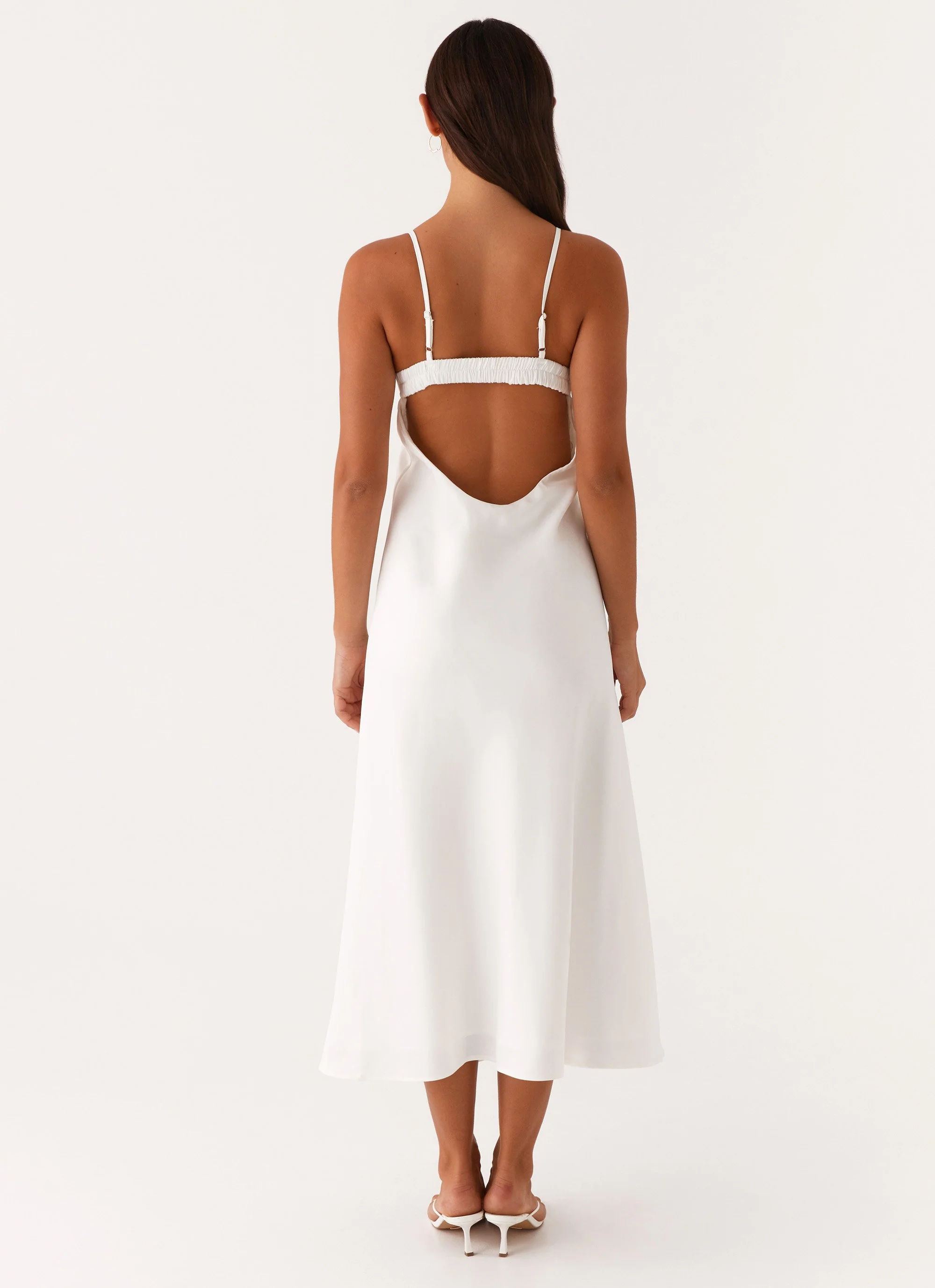 Take Note Midi Dress - White - Image 4